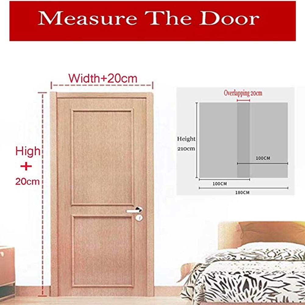 Thermal Insulated Door Curtain - Soundproof, Waterproof & Windproof for Winter Warmth - Perfect for Porch & Entrance Protection