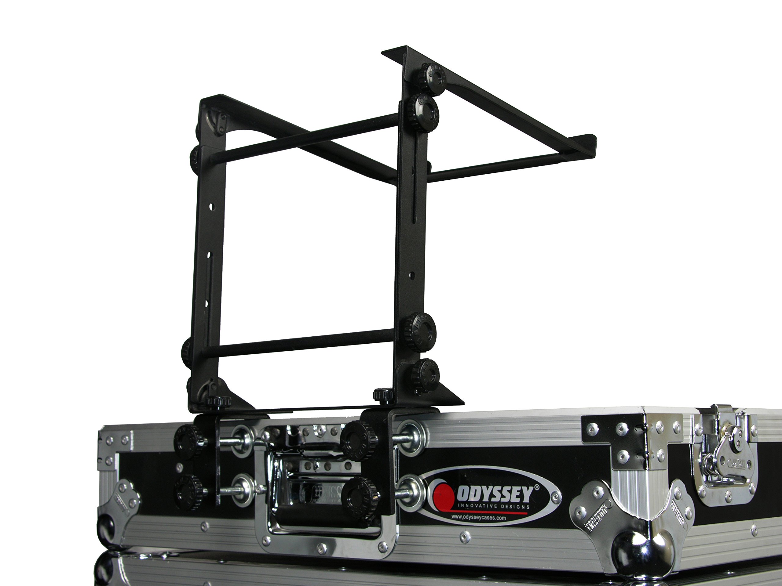 Odyssey LSTANDM Professional DJ Stand - Adjustable Height DJ Equipment for Turntables & Mixers - Perfect for Home Studios, Clubs & Live Performances