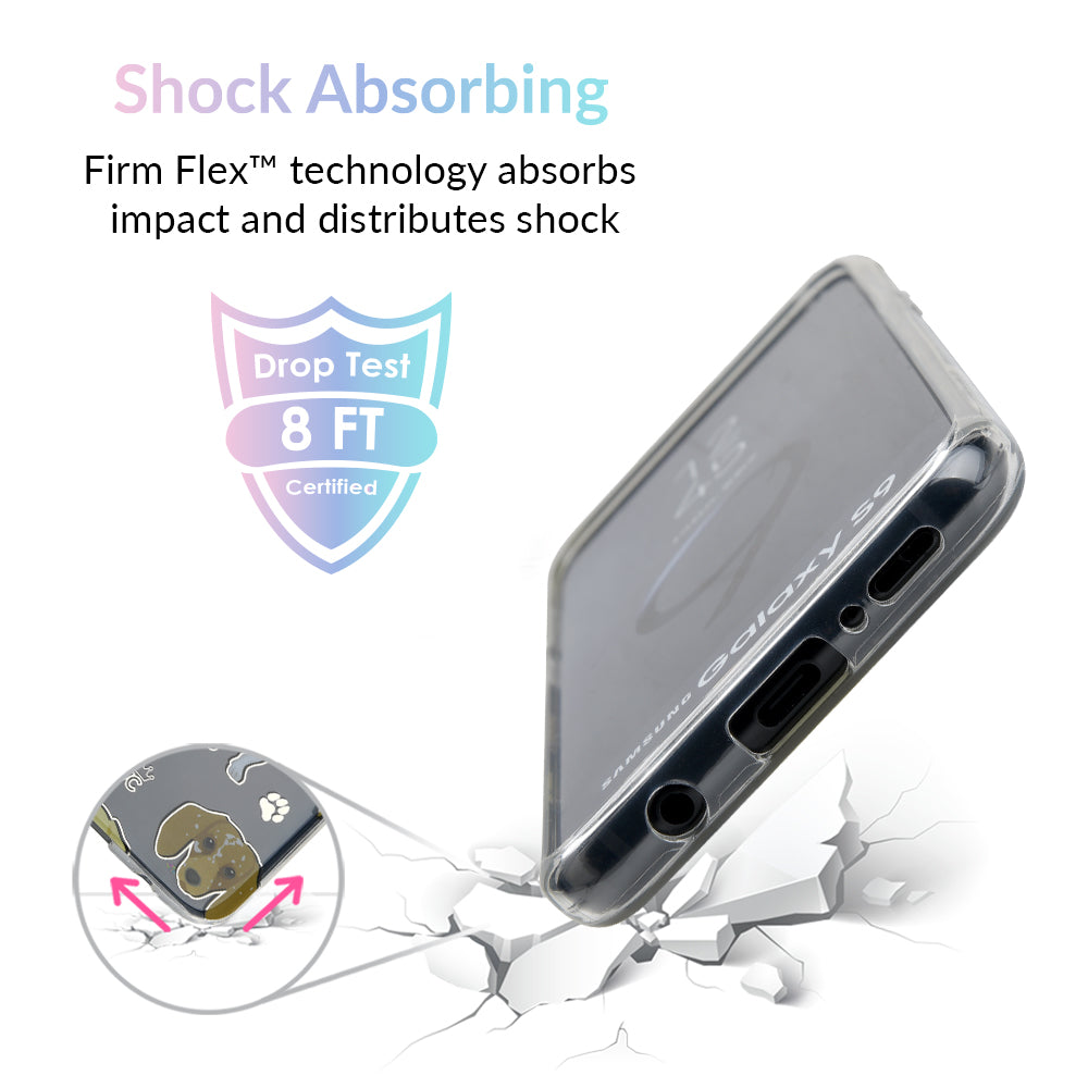 Clear Samsung Galaxy Phone Case for Dogs - Durable Scratch-Resistant Pet-Friendly Design for Daily Use & Outdoor Adventures