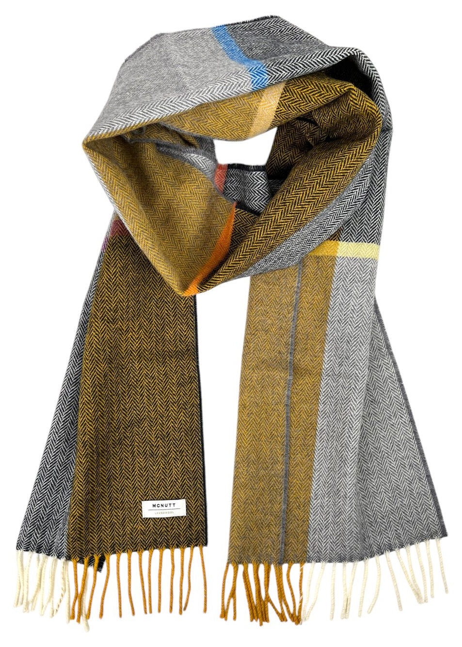 Premium McNutt Lambswool Scarf - Soft & Warm Winter Accessory for Men & Women | Copenhagen Collection | Perfect for Cold Weather, Outdoor Activities & Stylish Layering