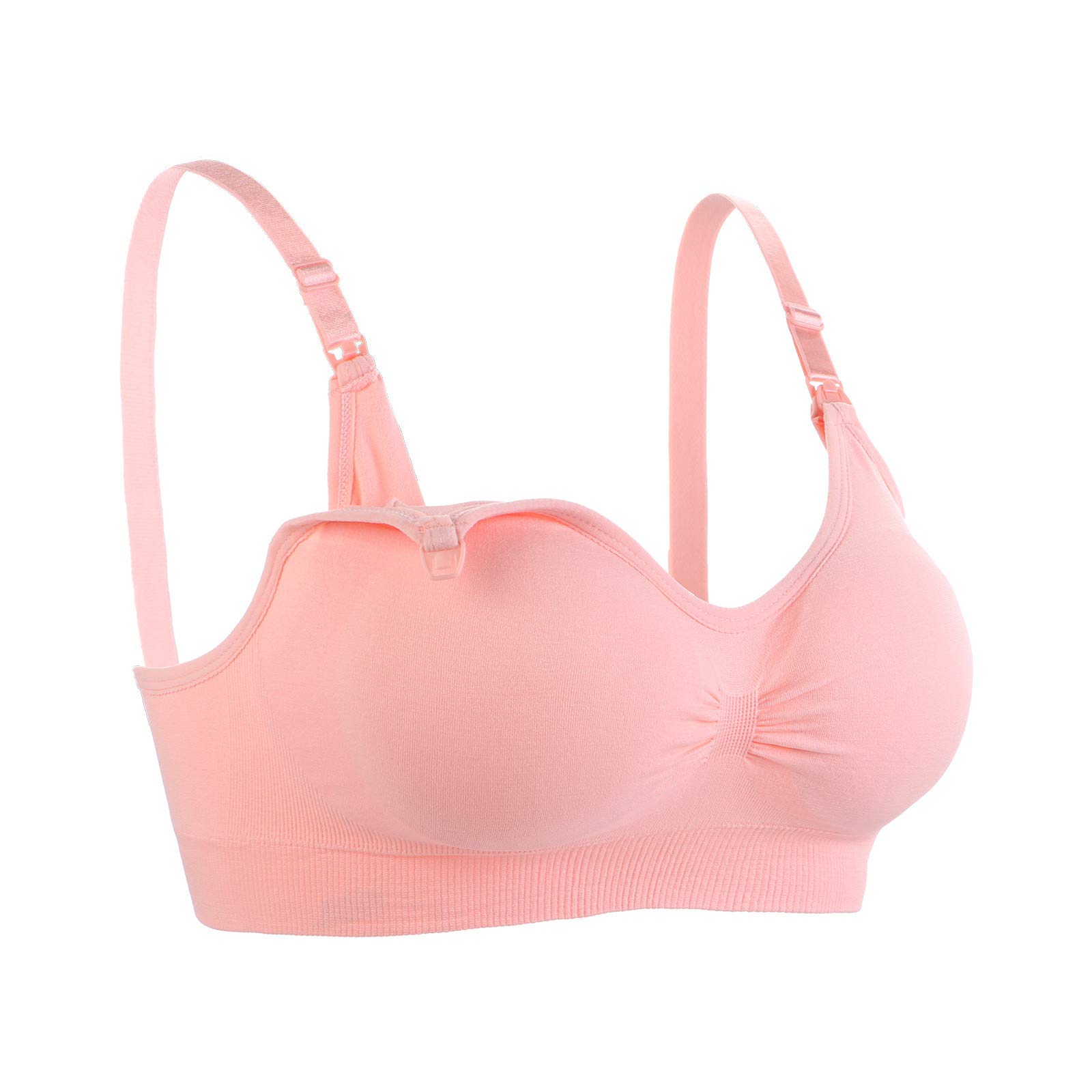 LURUA Wireless Nursing Bra for Women - Front Buckle, Comfortable Breastfeeding Bralette, Breathable Maternity Bra for Everyday Wear | Perfect for Nursing Moms, Postpartum Comfort & Daily Use