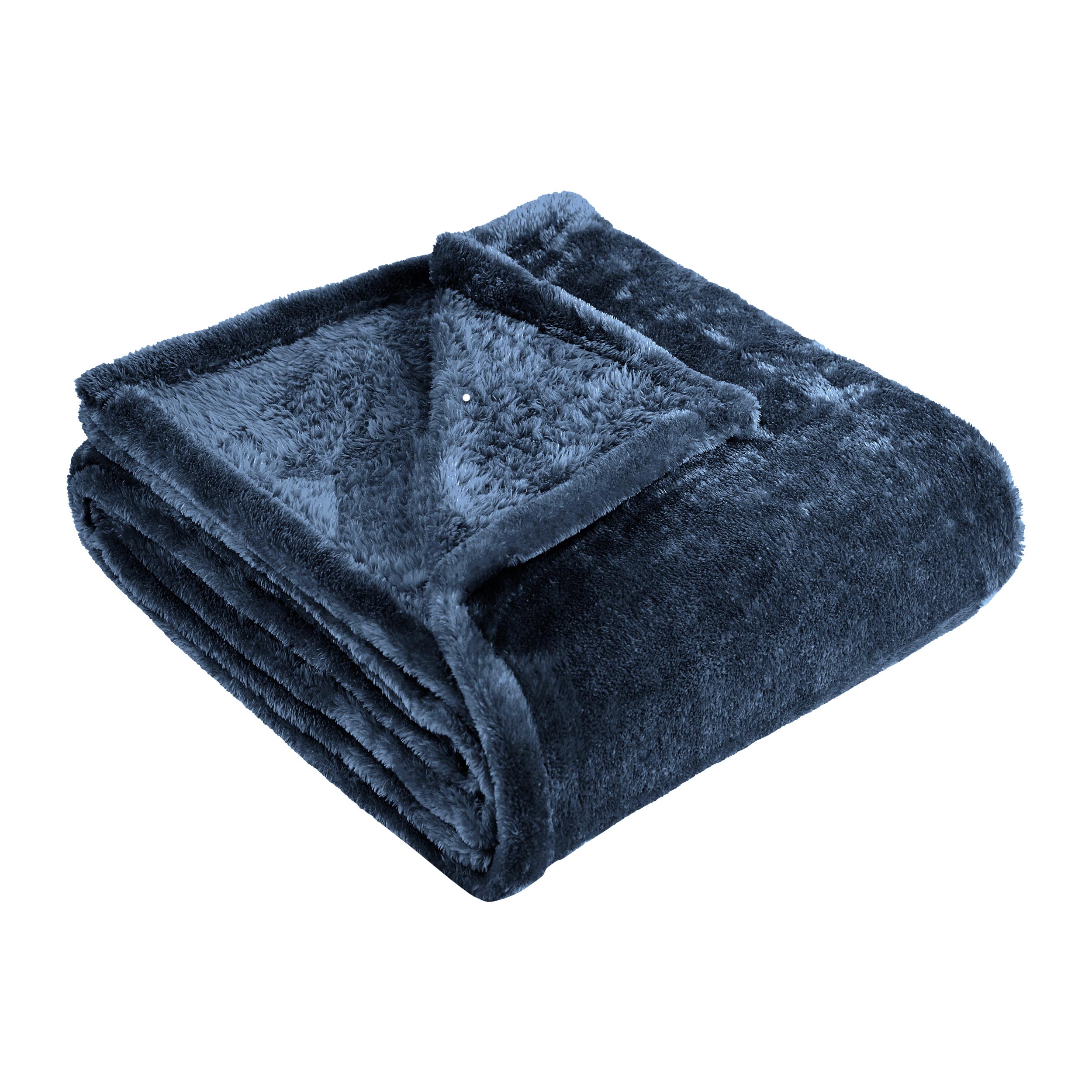 Classic Solid Fleece Plush Medium Weight Fluffy Soft Blanket - Cozy & Warm for Bed, Sofa, Travel & Gifts | Ultra-Soft Throw Blanket for All Seasons