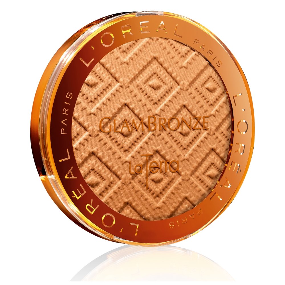 L'Oreal Glam Bronze Terra 02 Bronzer - Sun-Kissed Matte Finish for a Natural Summer Glow | Perfect for Beach Days & Evening Makeup Looks