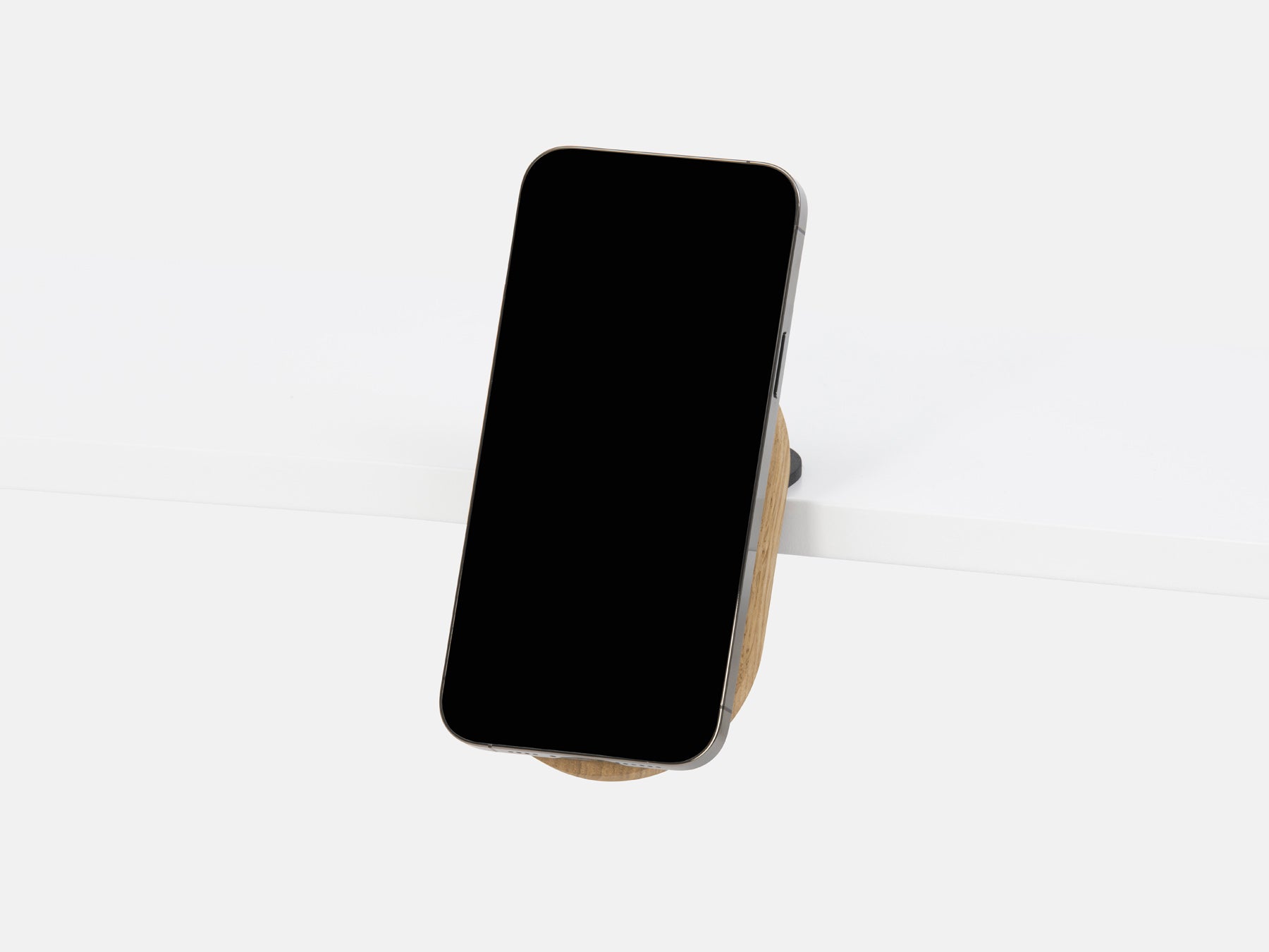 Magnetic MagSafe iPhone Stand for Desk - Secure Phone Holder for iPhone 12/13/14/15 Pro/Max - Perfect for Home Office, Bedside & Car Use