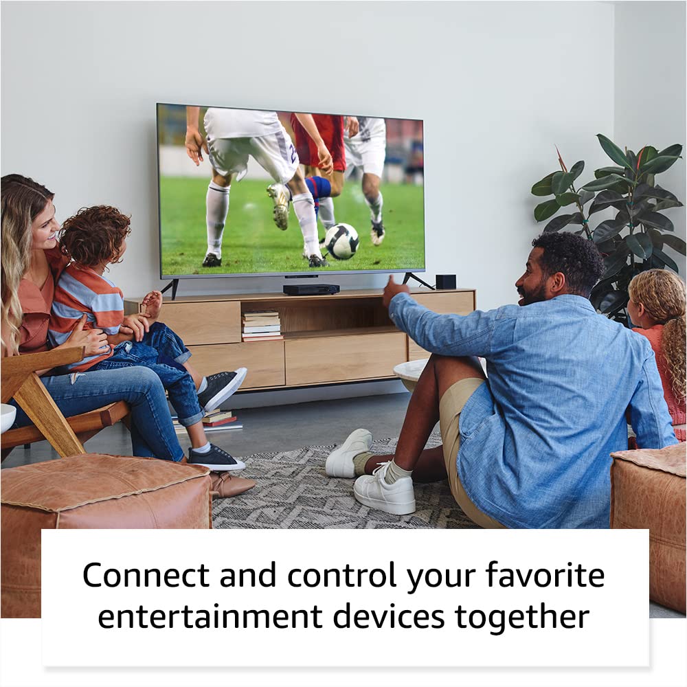 Fire TV Cube with Alexa Voice Remote Pro | 4K Ultra HD Streaming Device, Hands-Free Alexa Control | Perfect for Home Entertainment & Smart TV Setup