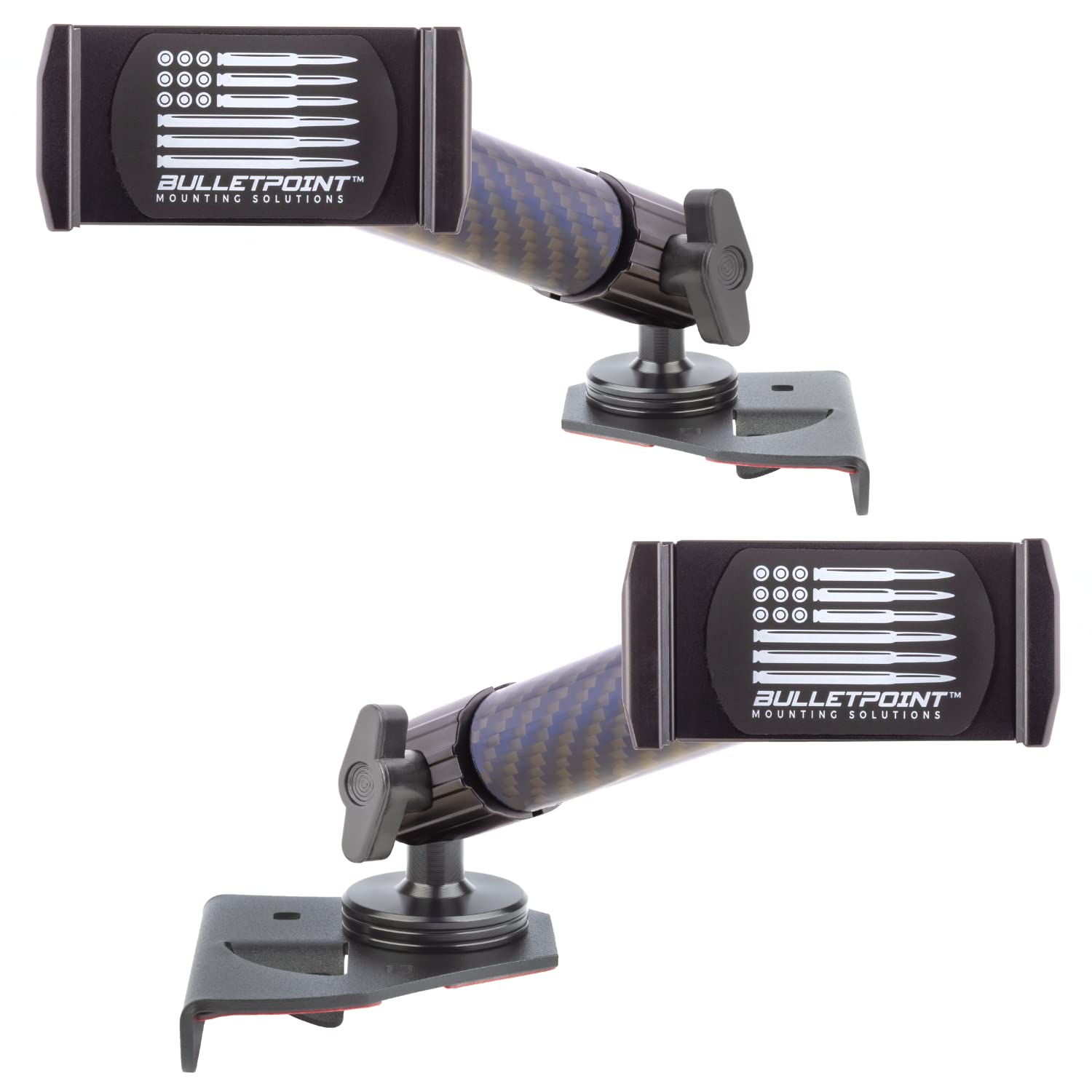 2018-2023 Jeep Wrangler JL & 2020-2023 Jeep Gladiator Bulletpoint Dash Mount Phone Holder - Driver & Passenger Bundle - Secure Hands-Free Navigation for Off-Road Adventures & Daily Commutes