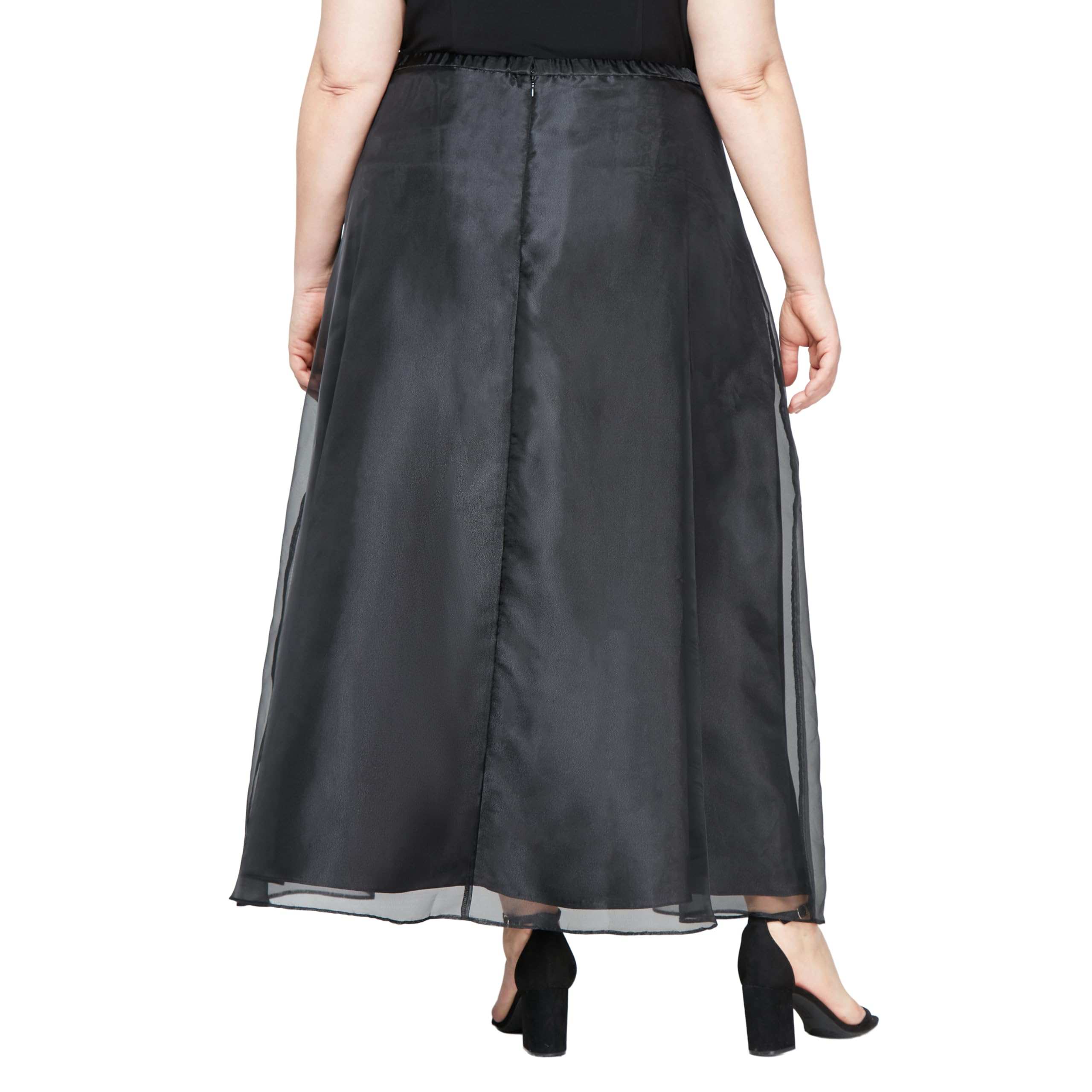 Alex Evenings Women's Plus Size Formal Maxi Skirt - Elegant Long Evening Dress for Weddings, Prom & Special Occasions | Perfect for Cocktail Parties, Gala Events & Black Tie Affairs