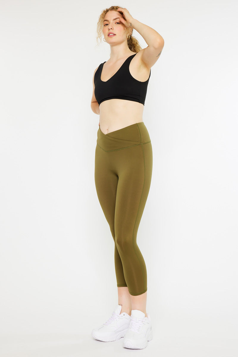 Venus Mid Rise Active Leggings for Women - High Waist Yoga Pants with Pockets - Perfect for Workout, Running, Gym & Lounge Wear