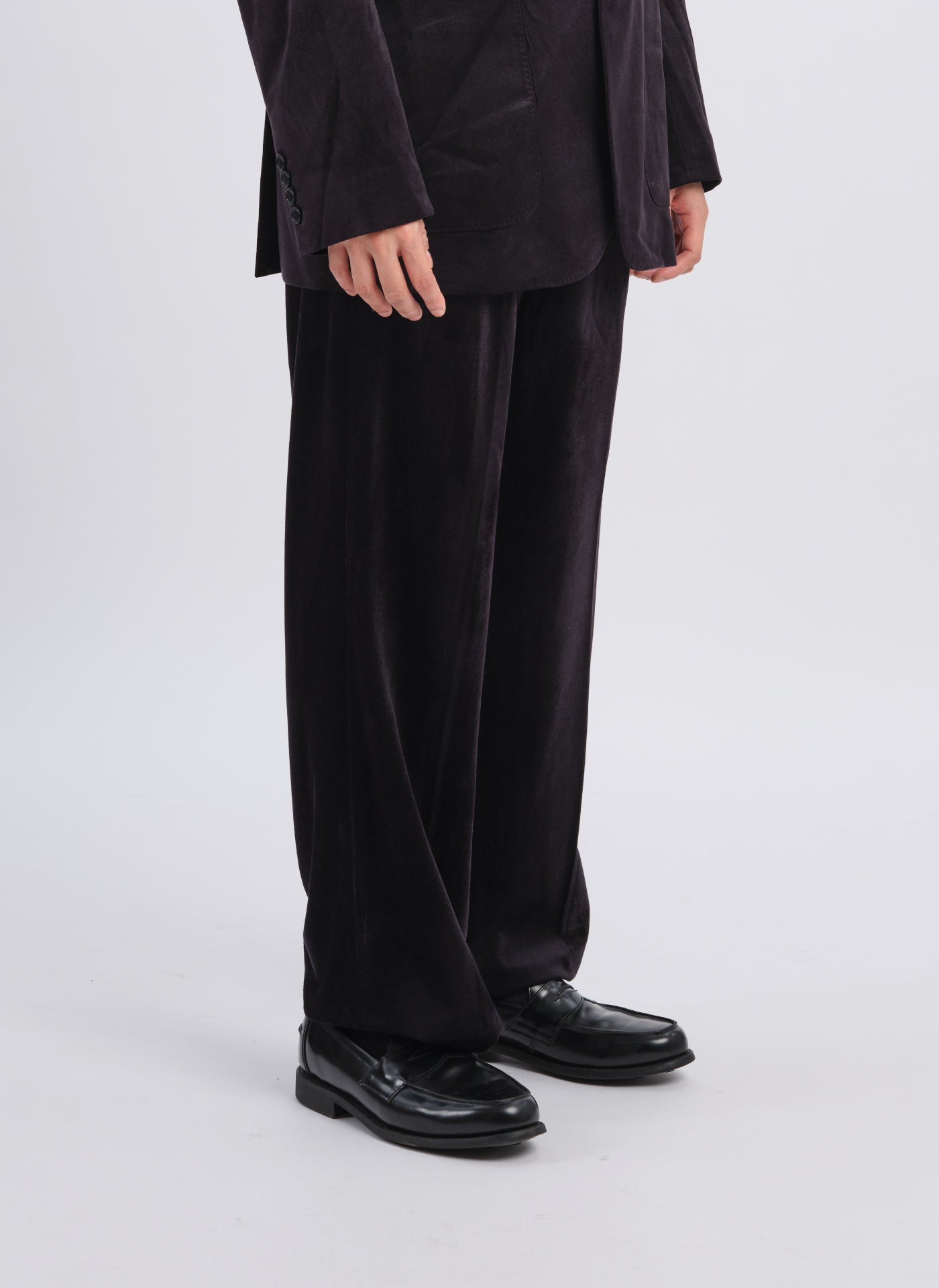 Premium Micro Polyester Velour Twill Suit Pants for Men - Comfortable & Stylish Office Wear, Business Casual & Formal Occasions