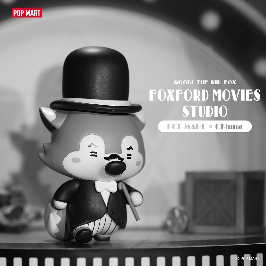 POP MART Foxford Movie Studio Series Collectible Figure - Cute Animal Model for Display, Gift & Home Decoration | Perfect for Anime Fans, Office Desk Decor, and Toy Collections