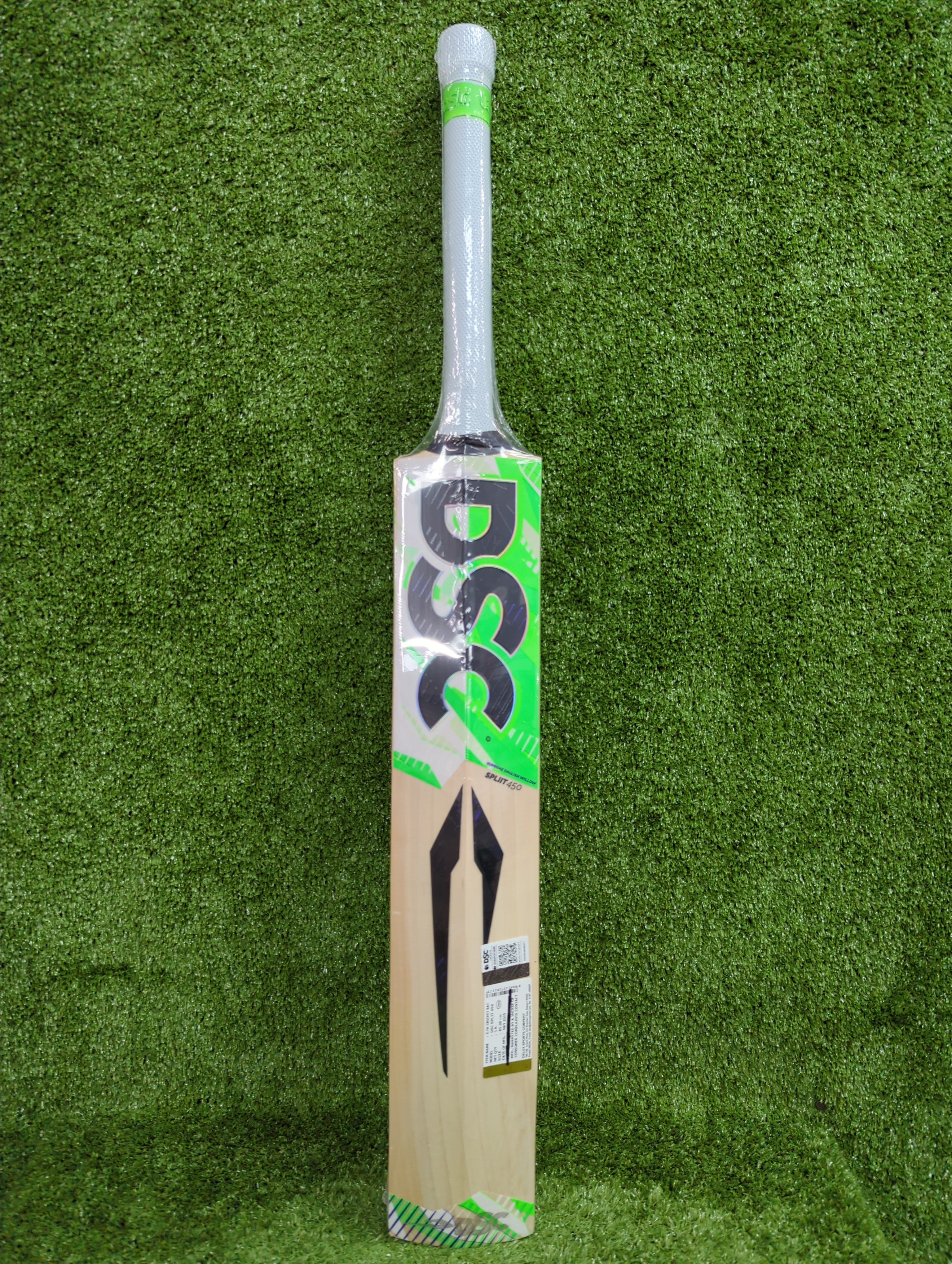 Premium DSC Split 450 English Willow Cricket Bat - Professional Grade for Matches & Practice - Perfect for League Play, Training Sessions & Backyard Cricket