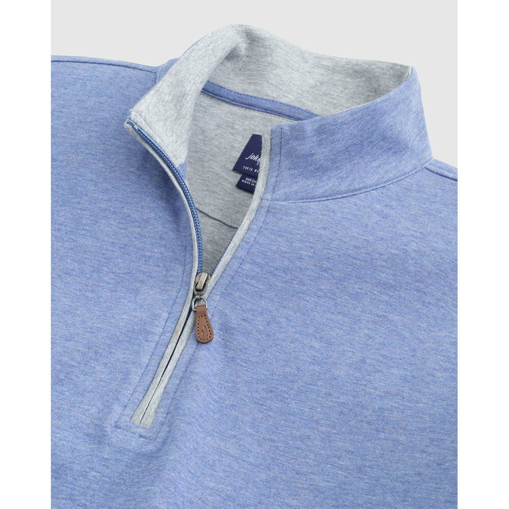 Johnnie O Sully Pullover Sweater for Men - Soft Cotton Knit Casual Sweater in Laguna Blue | Perfect for Fall Layering, Weekend Outfits & Cozy Lounging