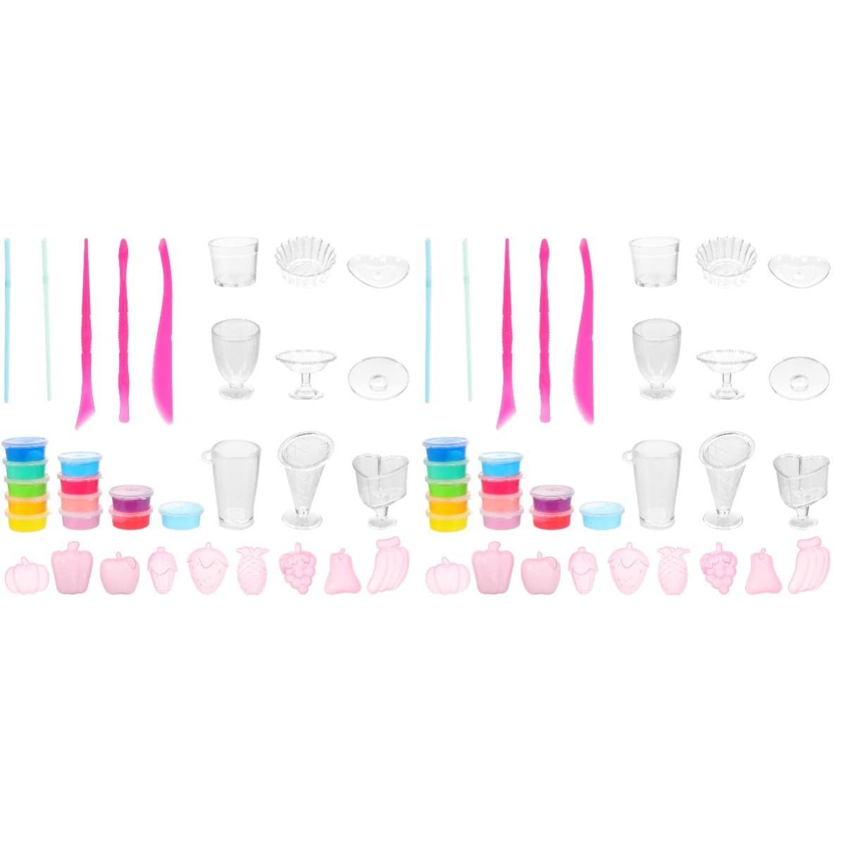 Bestoyard 2 Sets/35pcs Stress Relief Clay Kit - DIY Modeling Clay, Soft Plasticine Toy Set with 12 Vibrant Colors for Kids & Adults | Perfect for Art Therapy, Sensory Play & Creative Gift Ideas