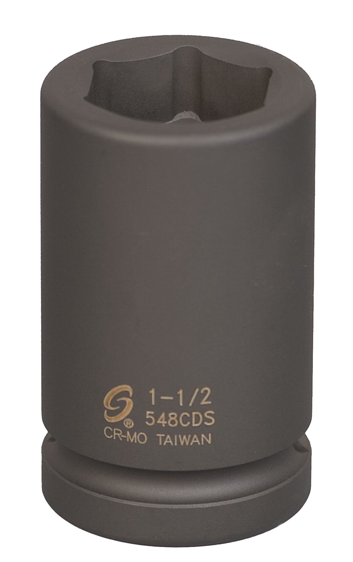 Sunex 548CDS 1-Inch Drive 1-1/2-Inch Controlled Depth Impact Socket - Heavy Duty Automotive Tool for Truck & Vehicle Repair