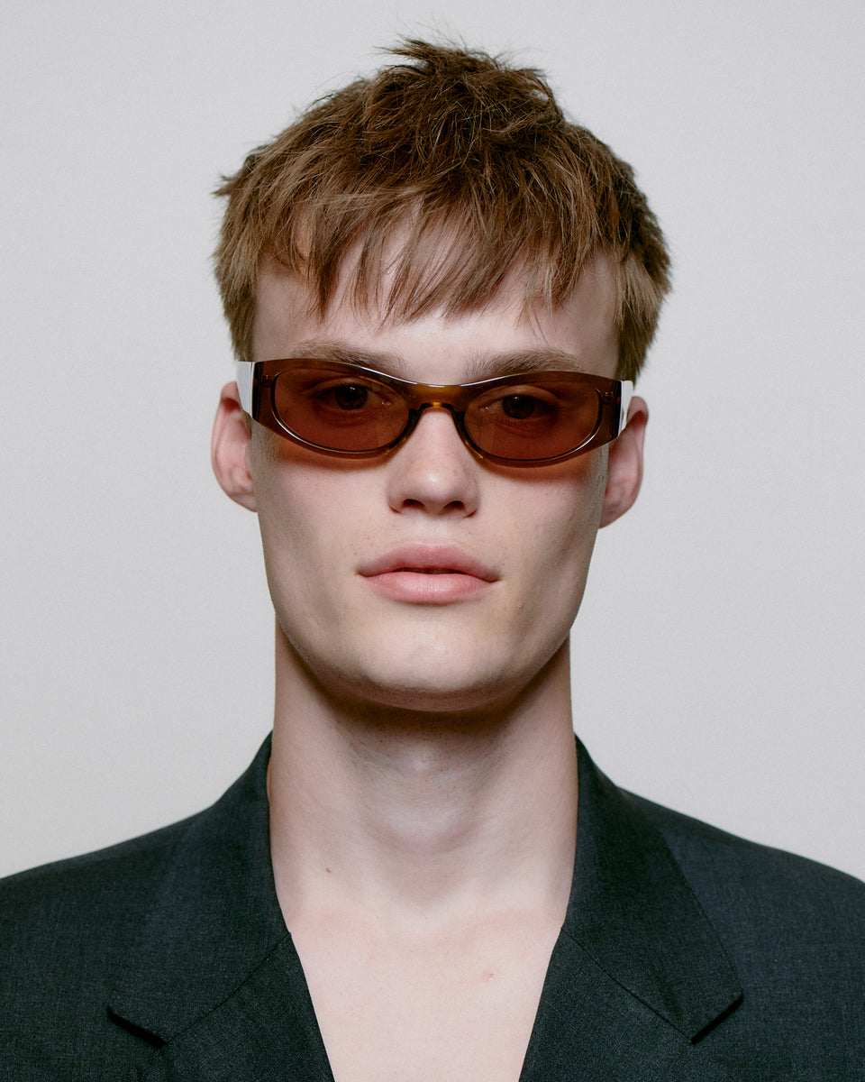 A. Kjaerbede Smoke Transparent Gust Sunglasses - Stylish & Lightweight for Outdoor Activities, Driving & Fashion