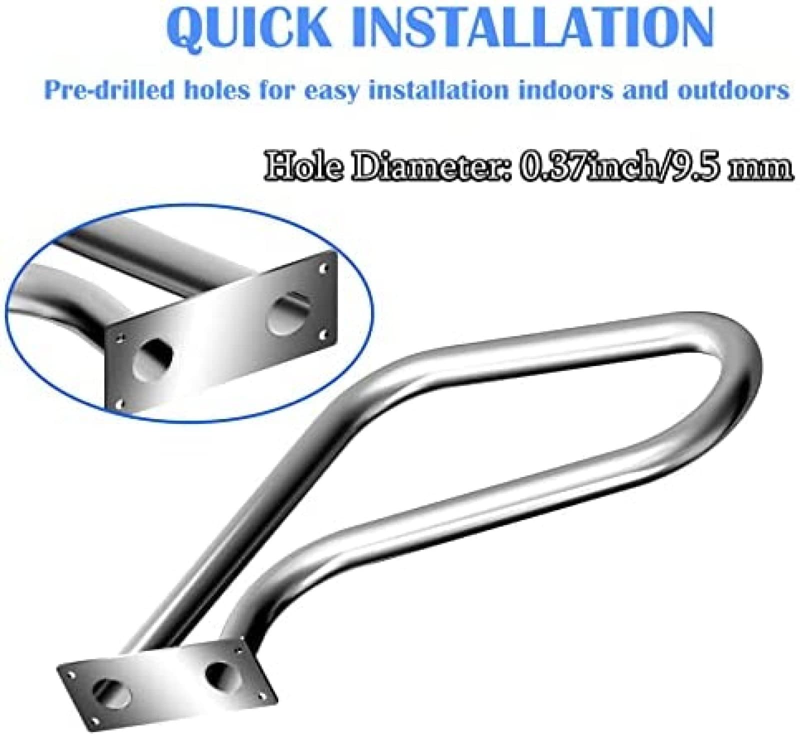 304 Stainless Steel Pool Handrail - 30