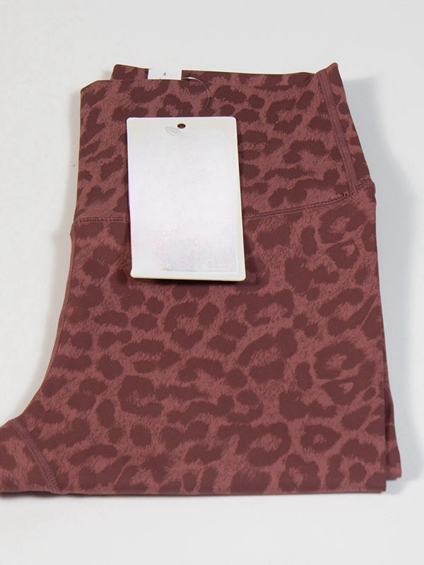 ZASUWA Women's Sexy Leopard Print High Waisted Tummy Control Yoga Pants - Perfect for Workout, Gym, Running & Casual Wear