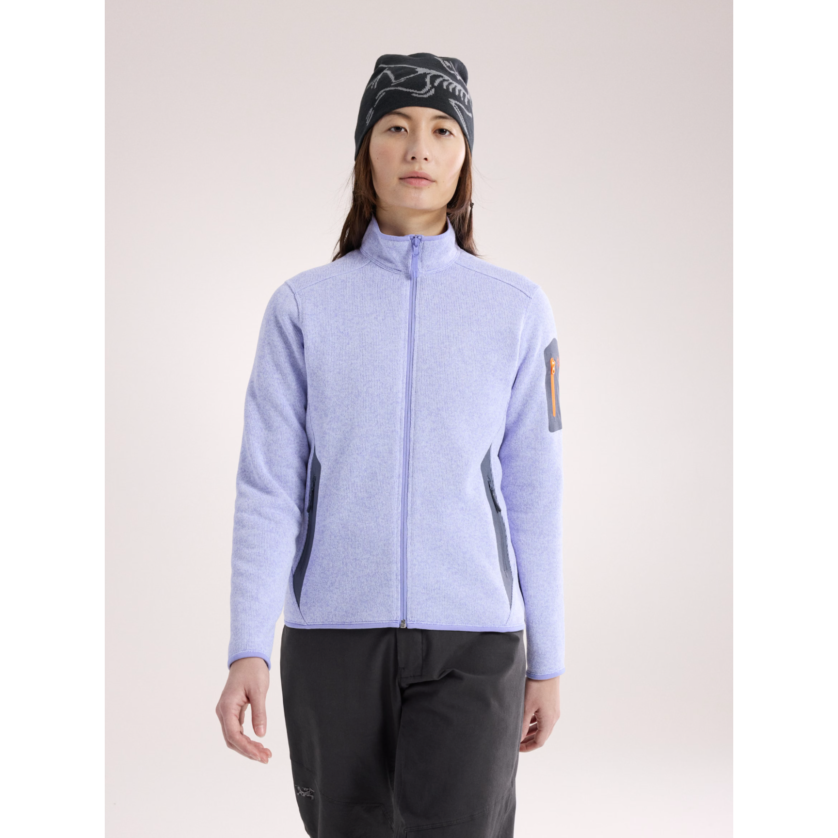Arc'teryx Women's Covert Cardigan Fleece Jacket - Lightweight Warm Zip-Up Sweater for Hiking, Travel & Outdoor Activities