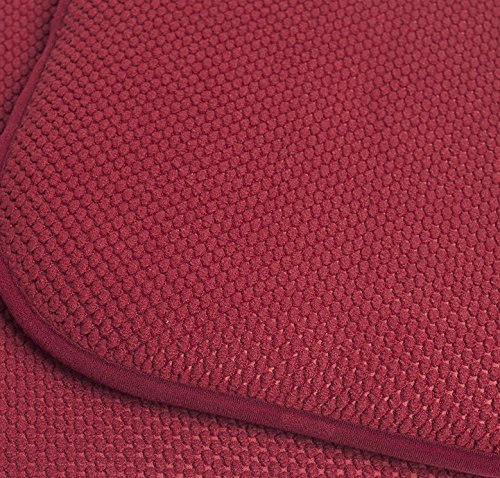 Sweet Home Collection Memory Foam Honeycomb Non-Slip Chair Cushion (2 Pack) - 16