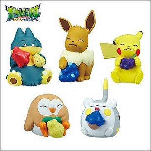 Pokemon Manpuku Pakupaku 1 Inch Mini Figure - Cute Collectible Mascot for Keychains, Desk Decor & Gift Giving