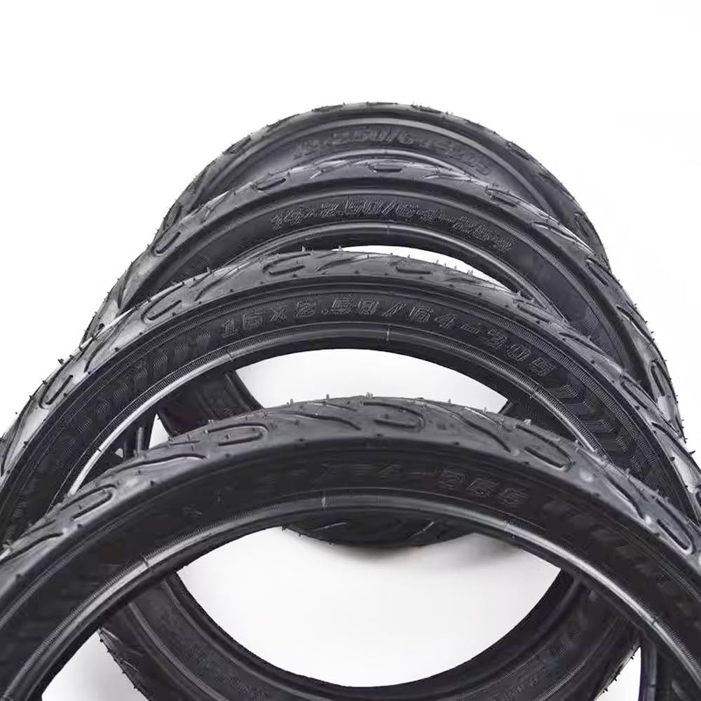 Premium Bike Tires for BMX, Folding & Road Bikes - 12/14/16/18/20 x 2.5 Inches - Durable, Puncture-Resistant & High-Performance - Perfect for Commuting, Off-Roading & Urban Cycling