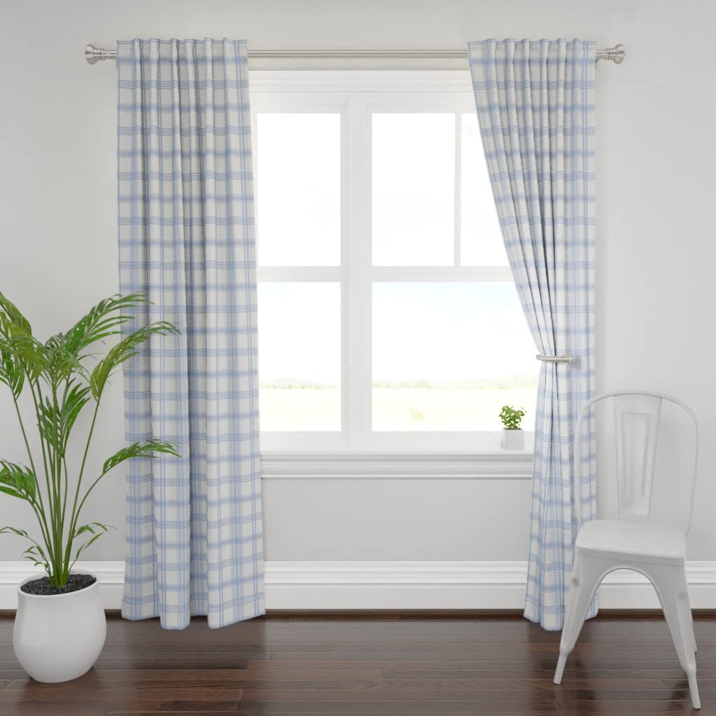 Custom Linen Cotton Canvas Curtain Panel 96