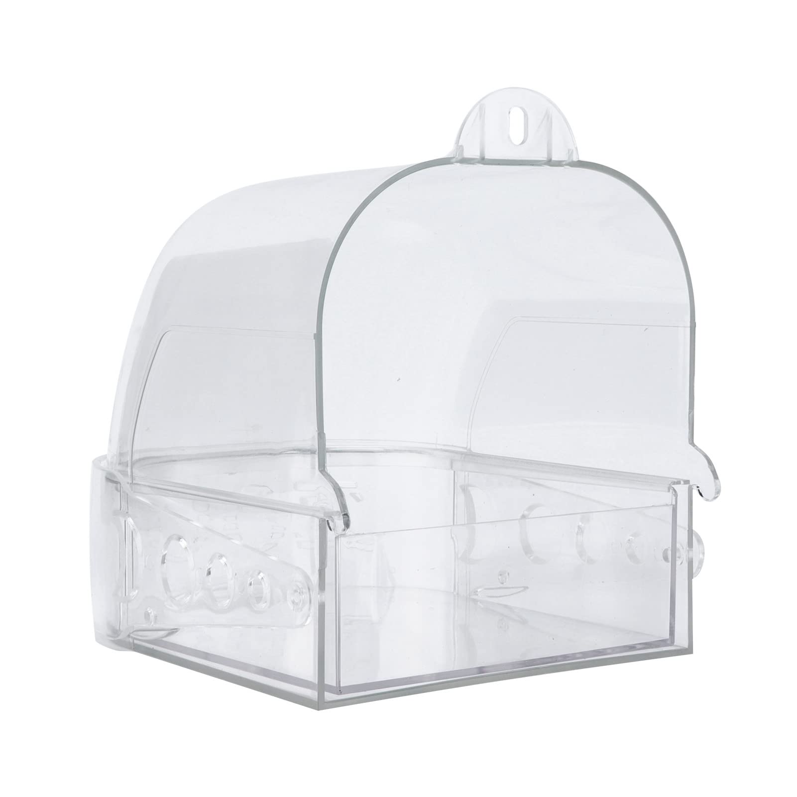 Safe Bird Bath Box for Small Parrots & Canaries - Portable Shower Cage for Healthy Feather Cleaning | Perfect for Home, Aviary & Travel Use