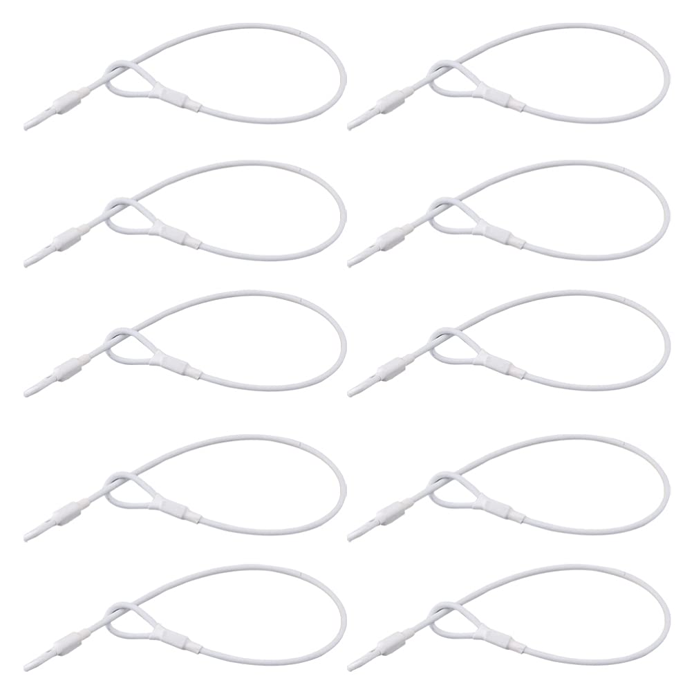 iplusmile 100pcs Anti-Theft Lanyards for Retail Security - Supermarket Loss Prevention Tags