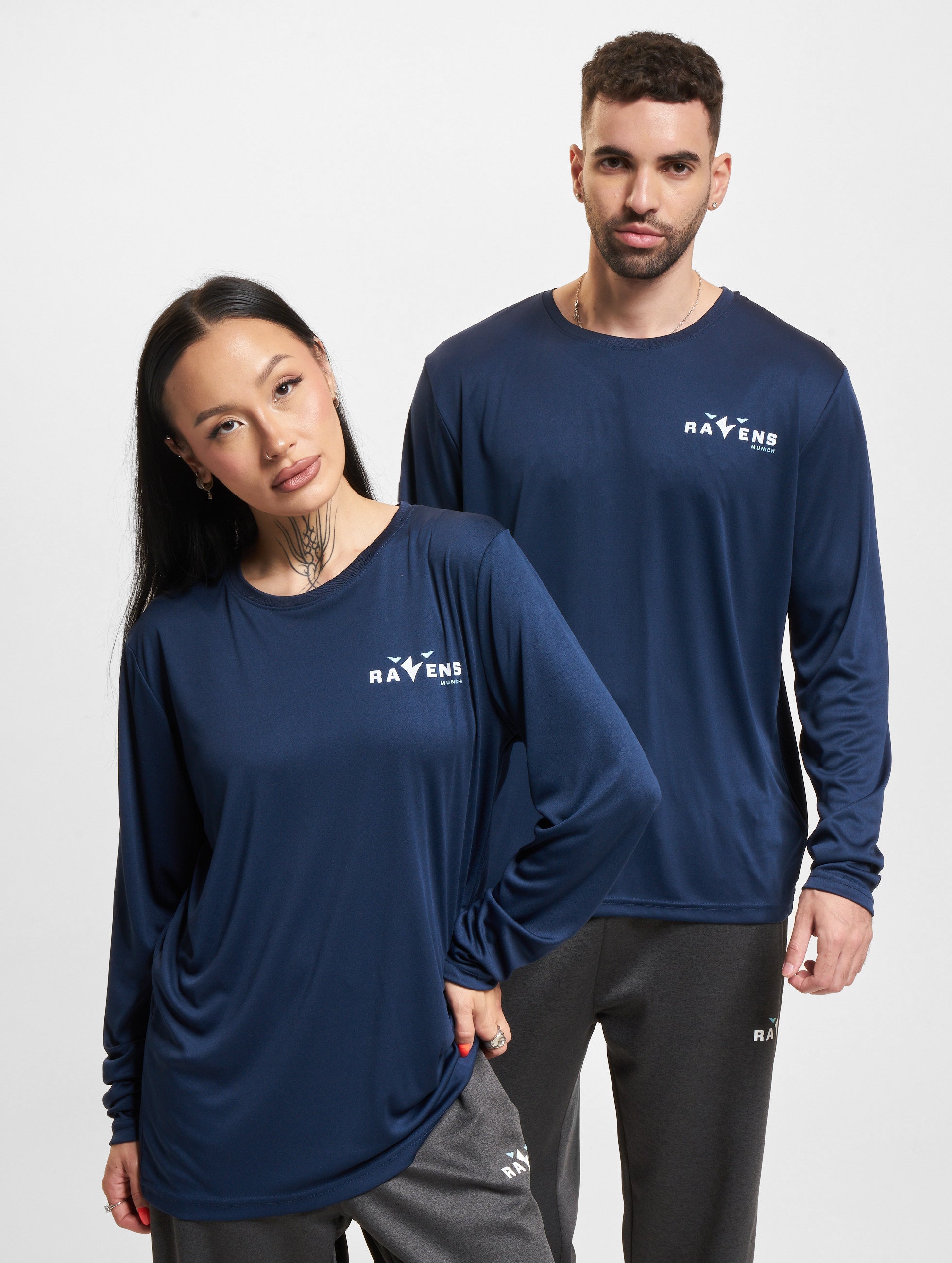 Munich Ravens Performance Long Sleeve Shirt - Moisture Wicking Athletic Top for Football Training & Outdoor Sports