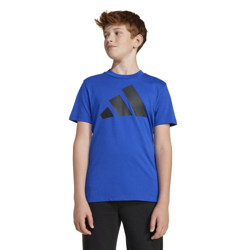 Adidas Boys Essentials Big Logo T-Shirt - Comfortable Cotton Tee for Kids - Perfect for School, Sports & Casual Wear