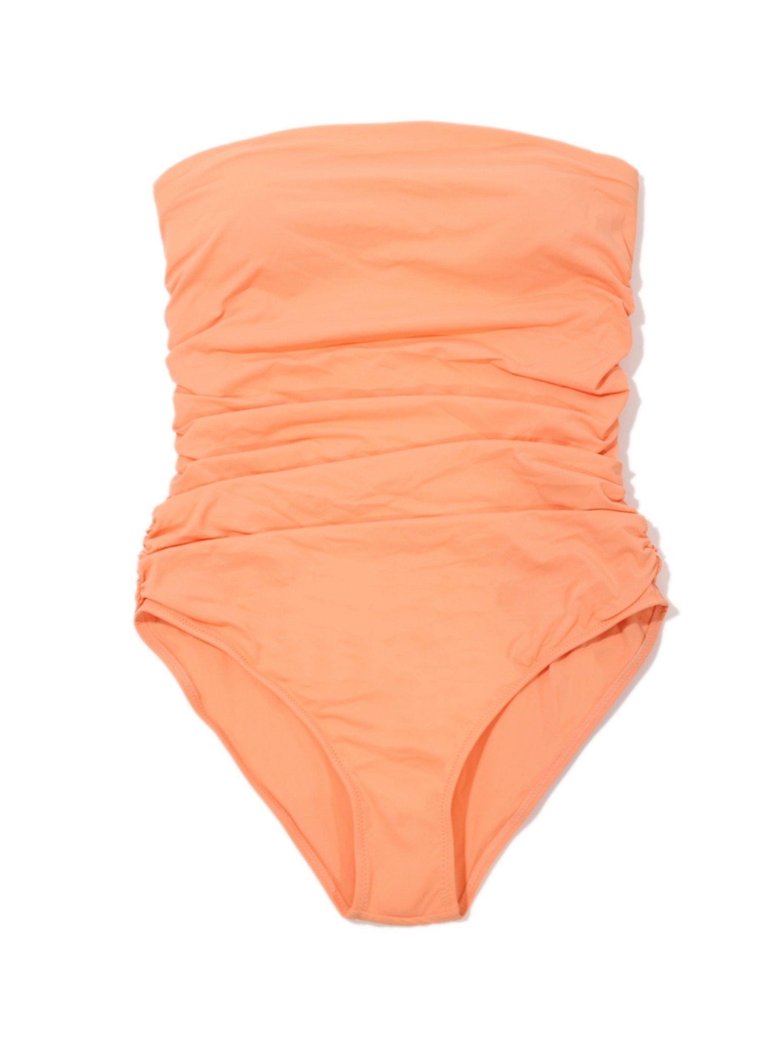 Women's Bandeau One Piece Swimsuit - Sexy Monokini Bathing Suit with Adjustable Straps & High Waist for Beach, Pool, Vacation & Summer Swimwear