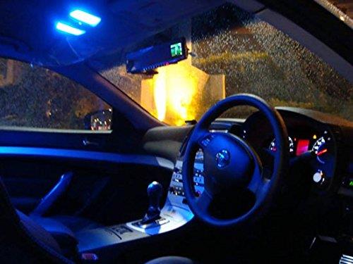 2-Pack Blue 6 SMD LED Bulbs for Car Interior Dome Lights - 1.25