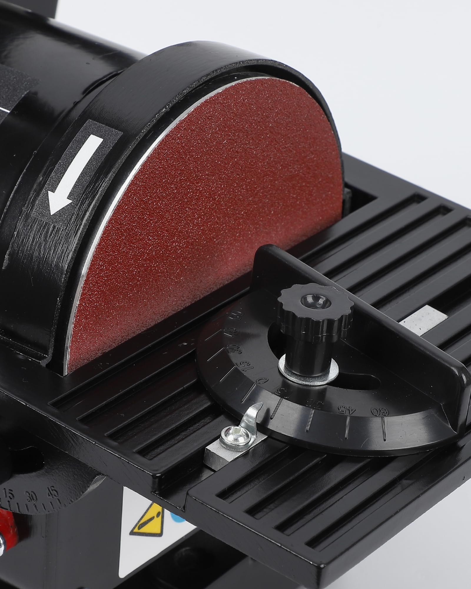 1 x 30 Inch Belt Sander with 5 Inch Disc Sander - 2.1A Powerful Bench Sander for Woodworking, Metal & DIY Projects - Includes 8 x 80 Grit & 4 x 100 Grit Sandpaper - Perfect for Sanding, Polishing & Shaping Wood, Metal & Plastic Surfaces