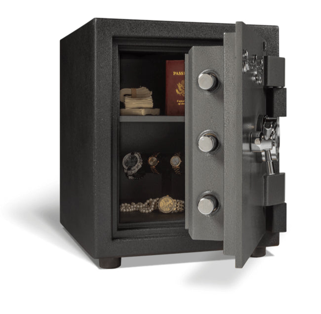 AMSEC BFS1512E1 Burglary & Fire Proof Safe - Secure Home & Office Documents, Jewelry & Valuables from Theft & Fire Damage