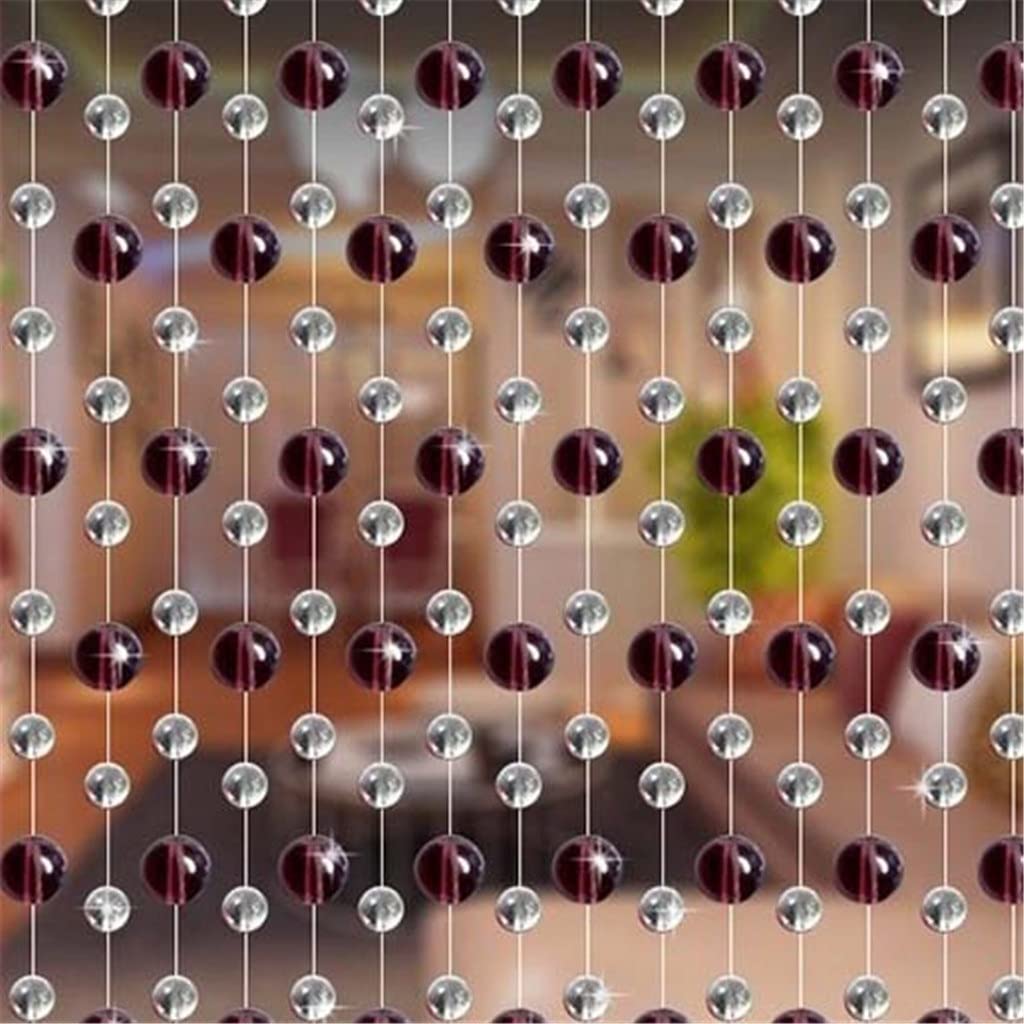 Crystal Glass Bead Curtain - Elegant Indoor Home Decor for Weddings, Parties & Stage Background (200cm, 5 Strings) | Perfect for Room Dividers, Doorways & Photo Backdrops
