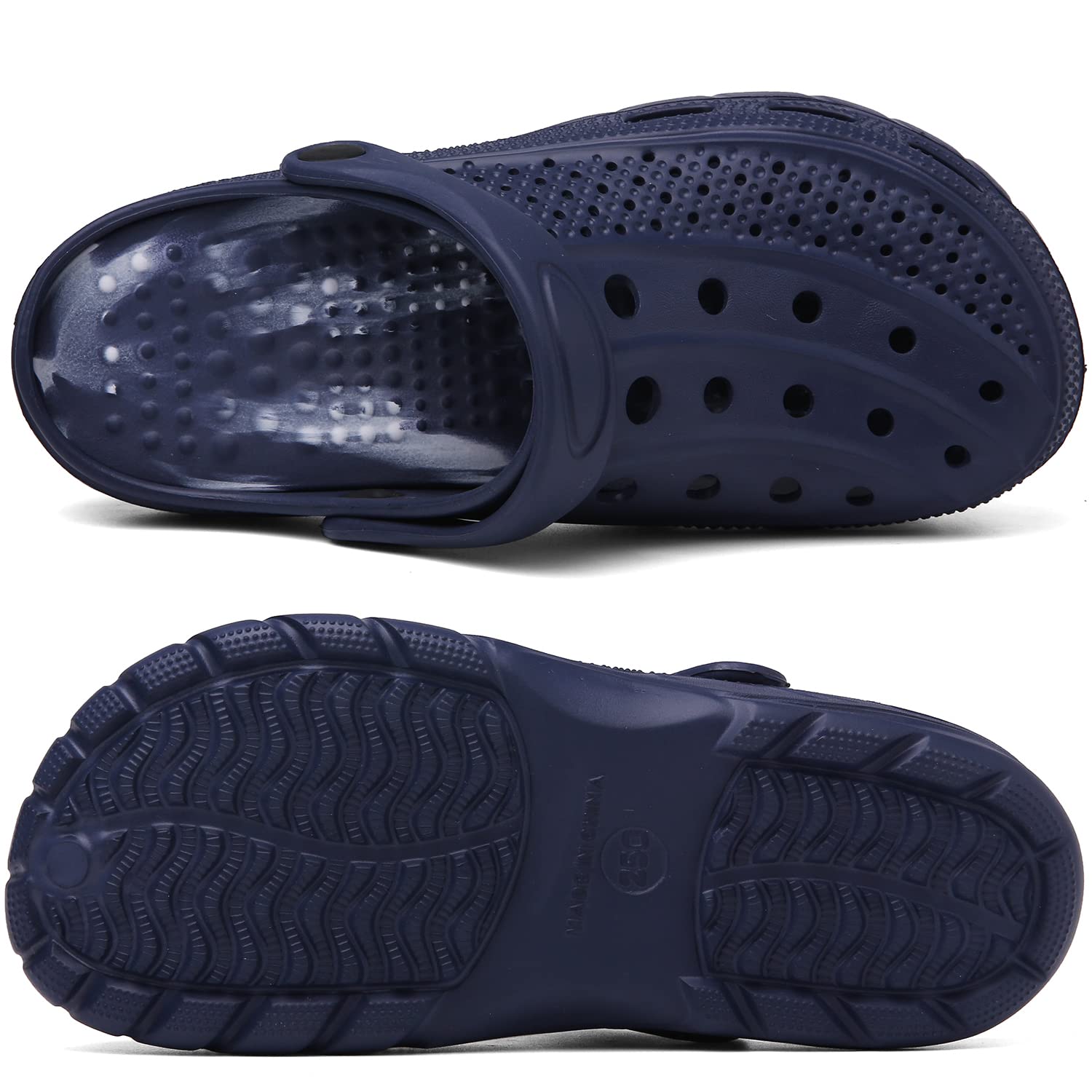 ChayChax Arch Support Clogs for Men & Women - Slip-On Garden Shoes with Removable Cushion Footbed - Comfortable Outdoor Beach Slippers for Walking, Gardening & Relaxation