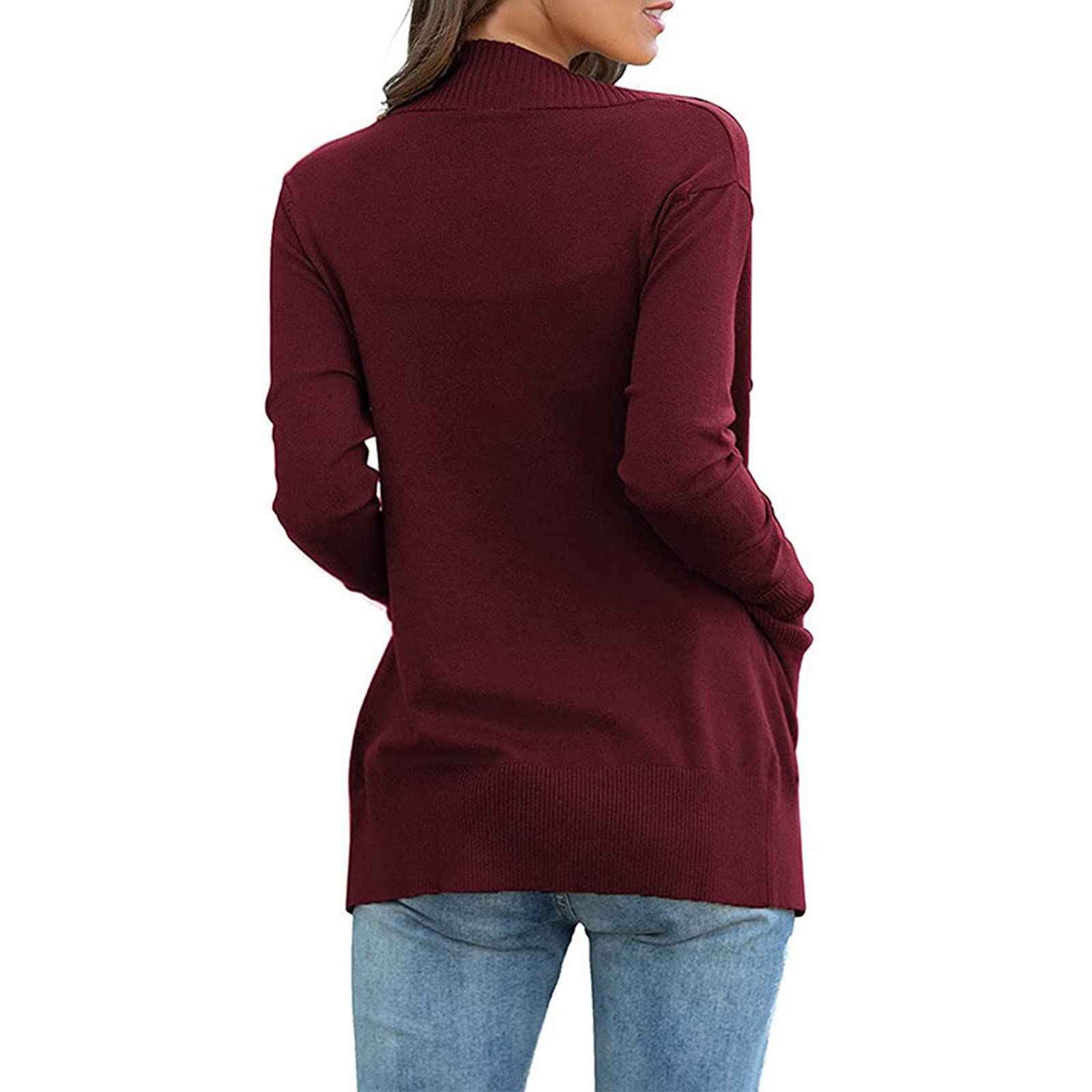 Women's Cable Knit Cardigan Sweater - Soft Waffle Knit Open Front Coat, Ladies Long Kimono Tunic Top with Shawl Collar | Perfect for Fall Layering, Office Wear & Casual Outfits