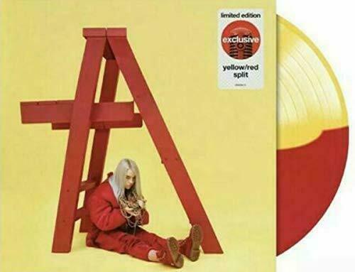 Billie Eilish - Don't Smile at Me (Yellow & Red Split Vinyl Record) | Limited Edition LP for Music Collectors & Fans | Perfect for Home Listening & Vinyl Collections