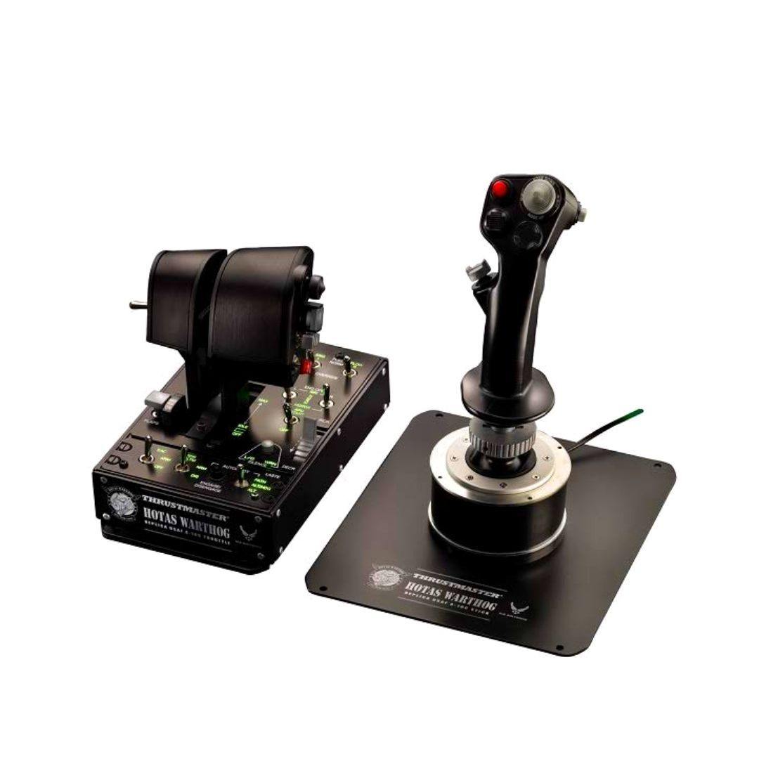 Thrustmaster HOTAS Warthog Flight Stick - Professional PC Joystick & Throttle Controller for Flight Simulators - Perfect for Microsoft Flight Simulator, DCS World & Combat Games