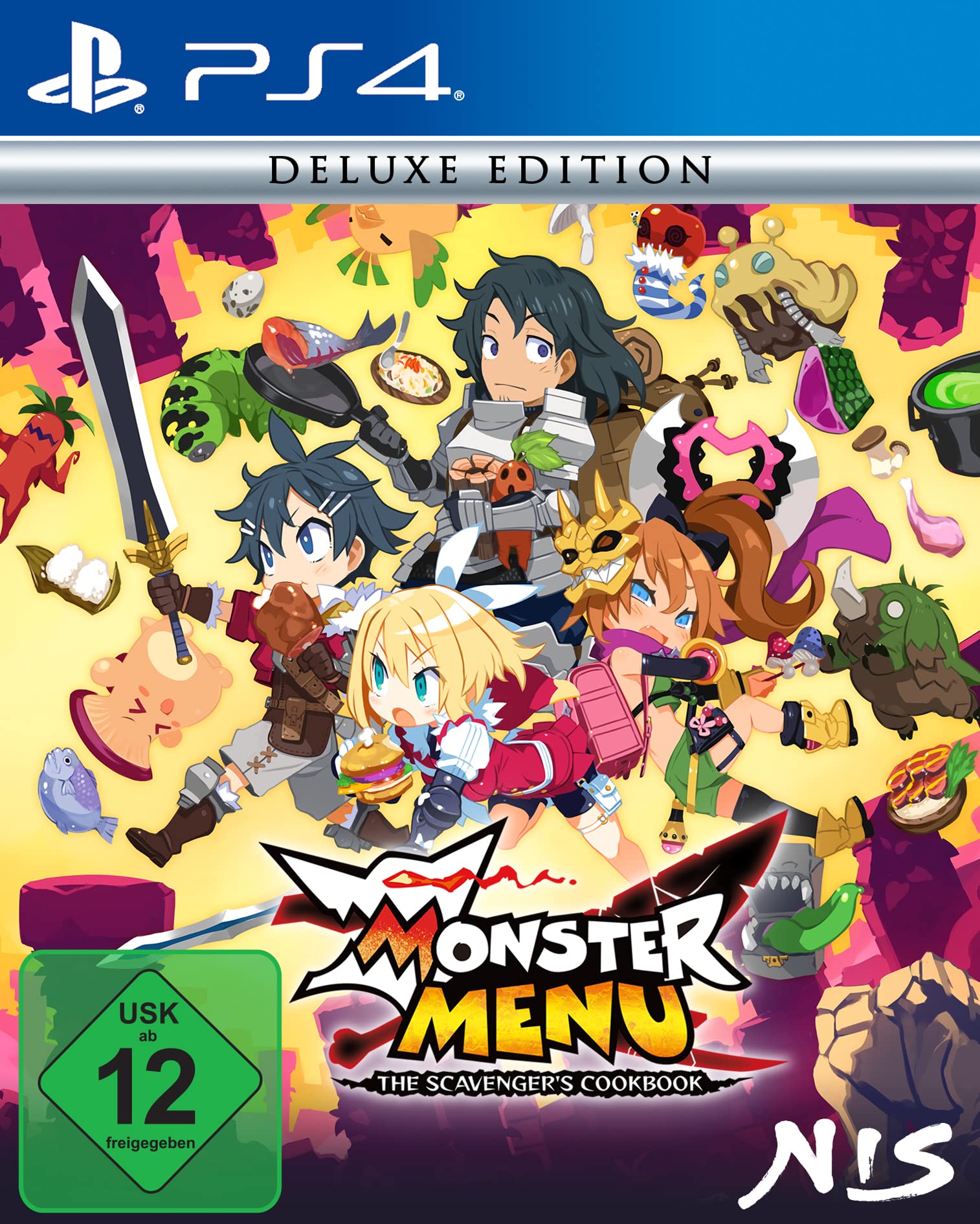 Monster Menu: The Scavenger's Cookbook - Deluxe Edition PS4 Game | RPG Adventure Cooking Simulation | Perfect for Horror Fans & Cooking Enthusiasts
