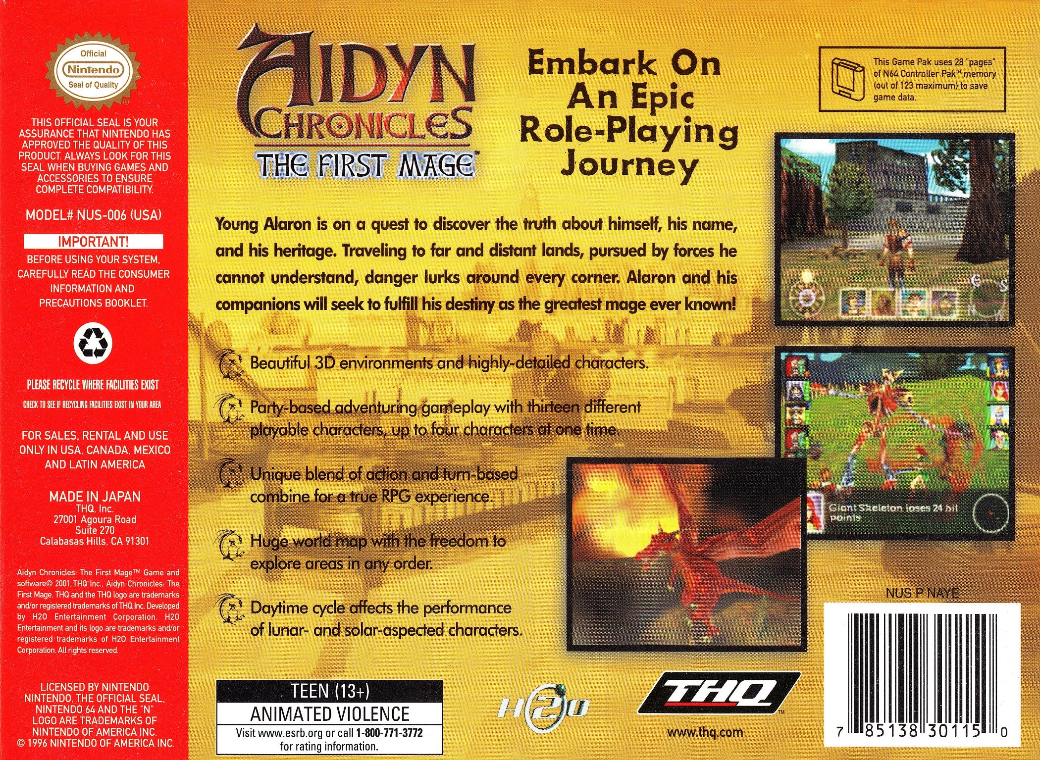 Aidyn Chronicles - Classic Fantasy Adventure Game for PC & Mac | Perfect for RPG Fans & Retro Gaming Enthusiasts | Immerse in Epic Quests & Strategic Battles