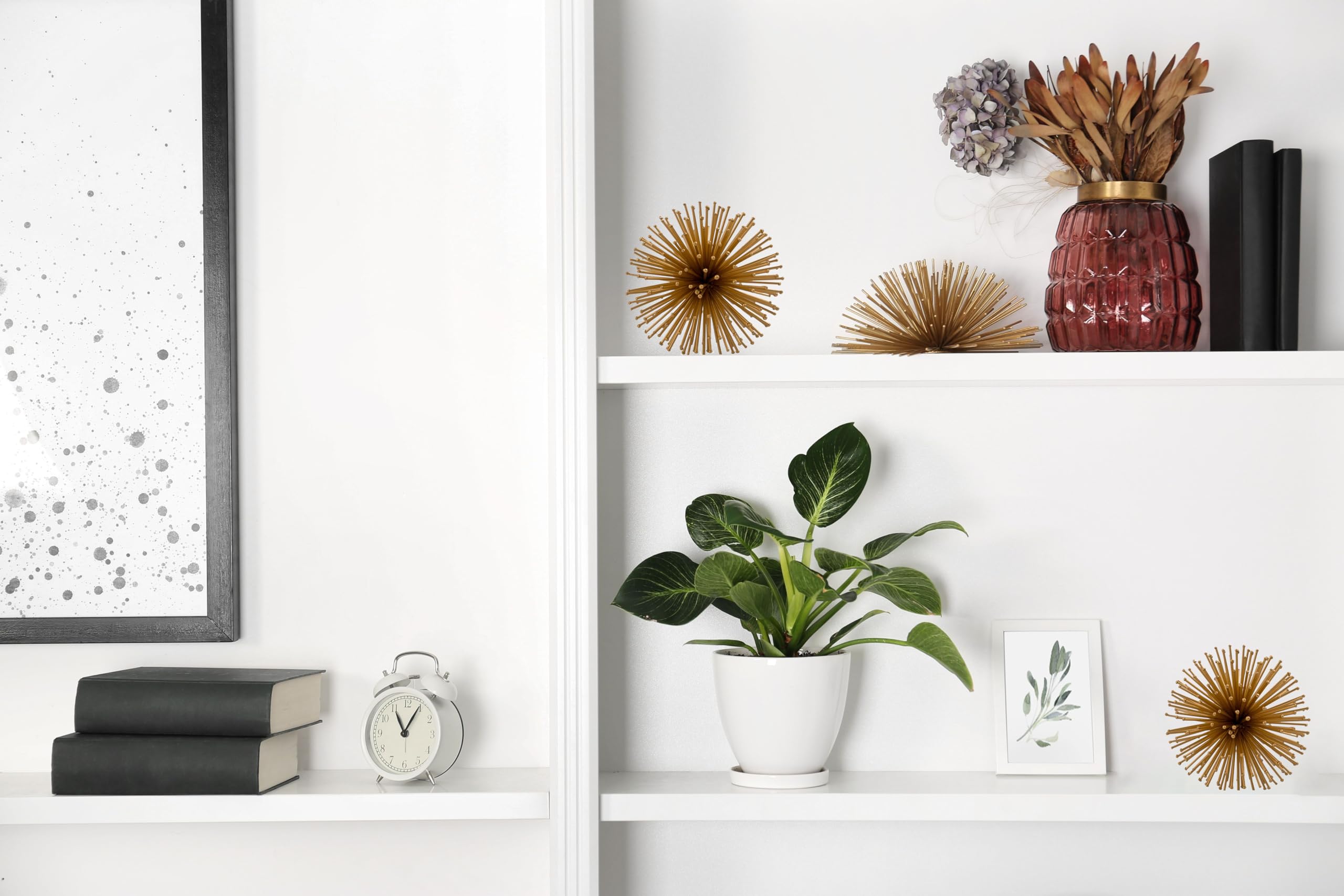 Modern Gold Erizo Urchin Sphere Decor - 8