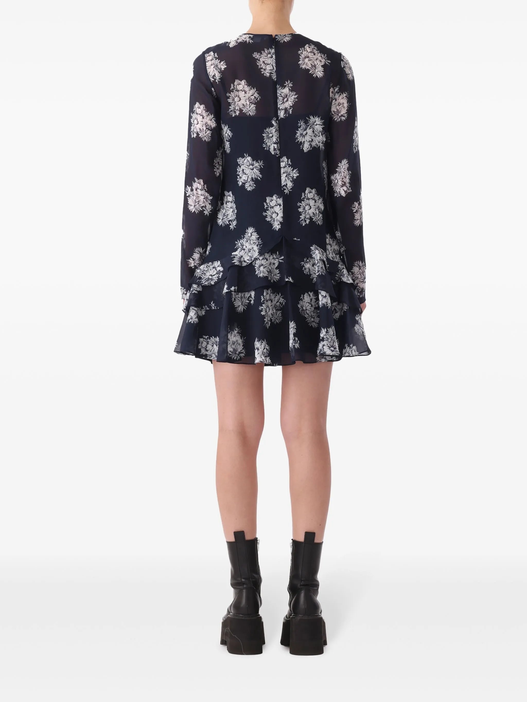 Jason Wu Ruffle Detail Mini Dress Size 12 NWT - Elegant Cocktail Party & Wedding Guest Outfit