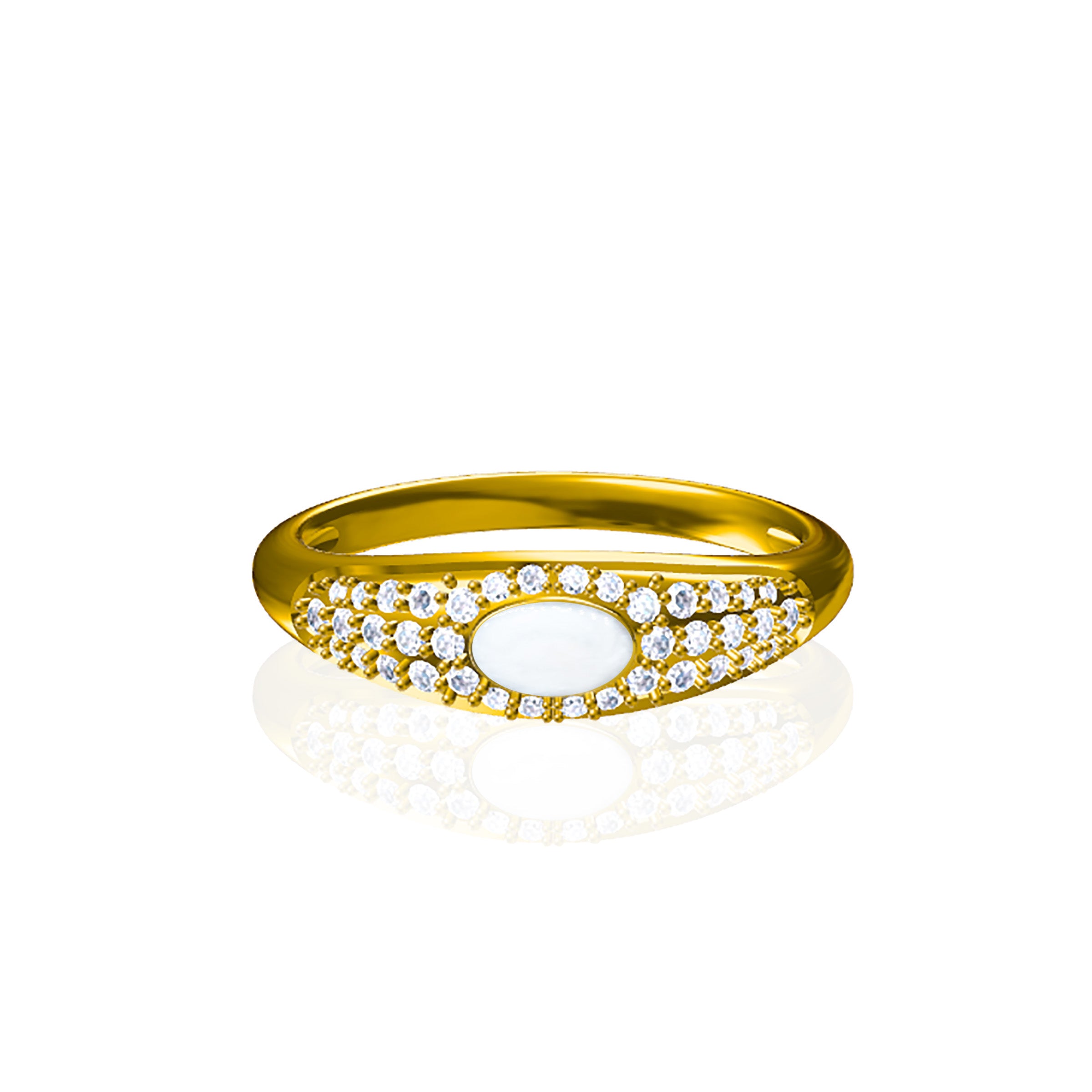 Celestial Glow Breastmilk Ring - Memorial Jewelry for Moms, Keepsake for Breastfeeding Mothers - Perfect for Everyday Wear, Special Occasions & Cherished Memories