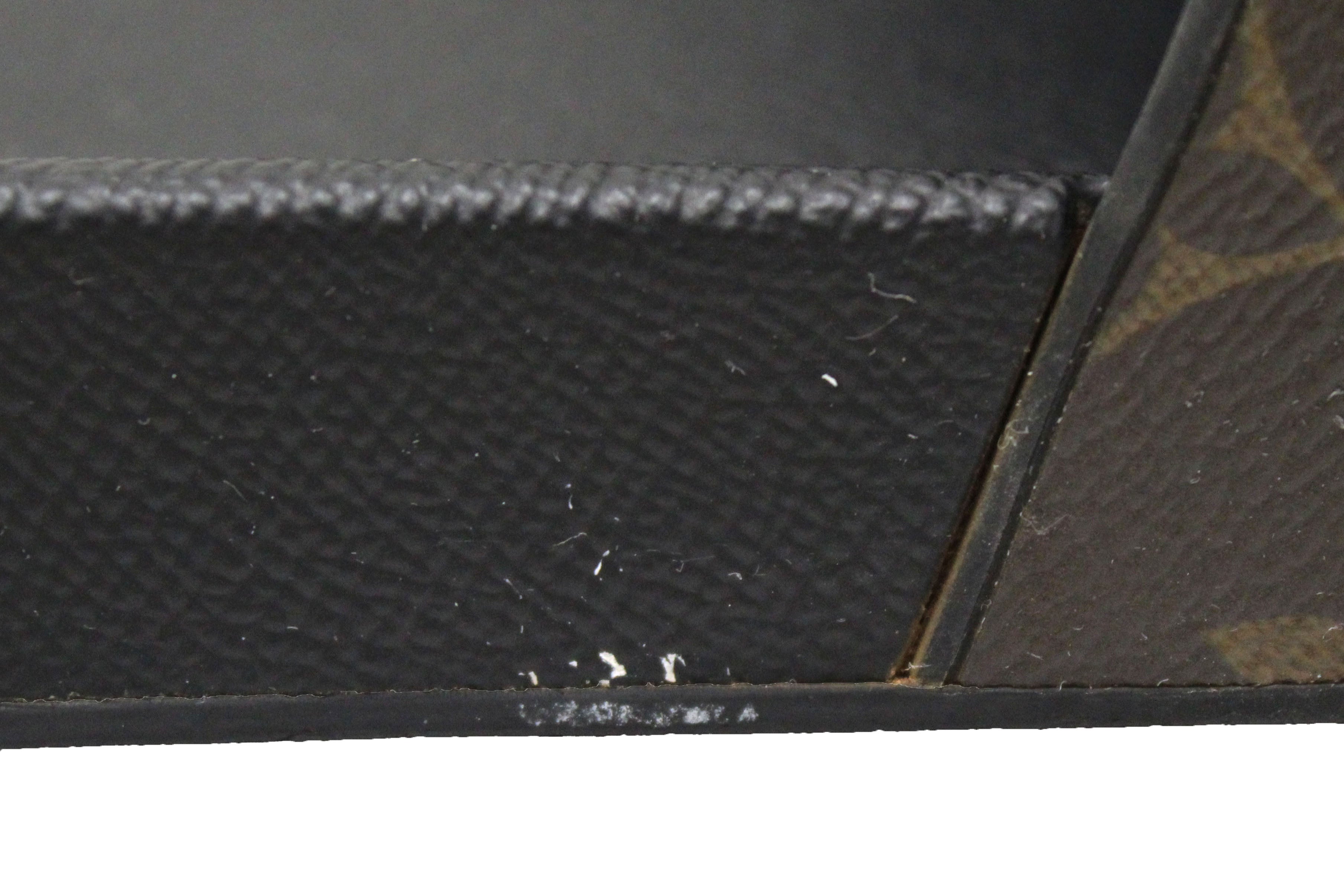 Authentic Louis Vuitton Men's Classic Monogram Black Leather Waterfront Mule Size 9 - Luxury Casual Slides for Beach, Poolside & Summer Outings
