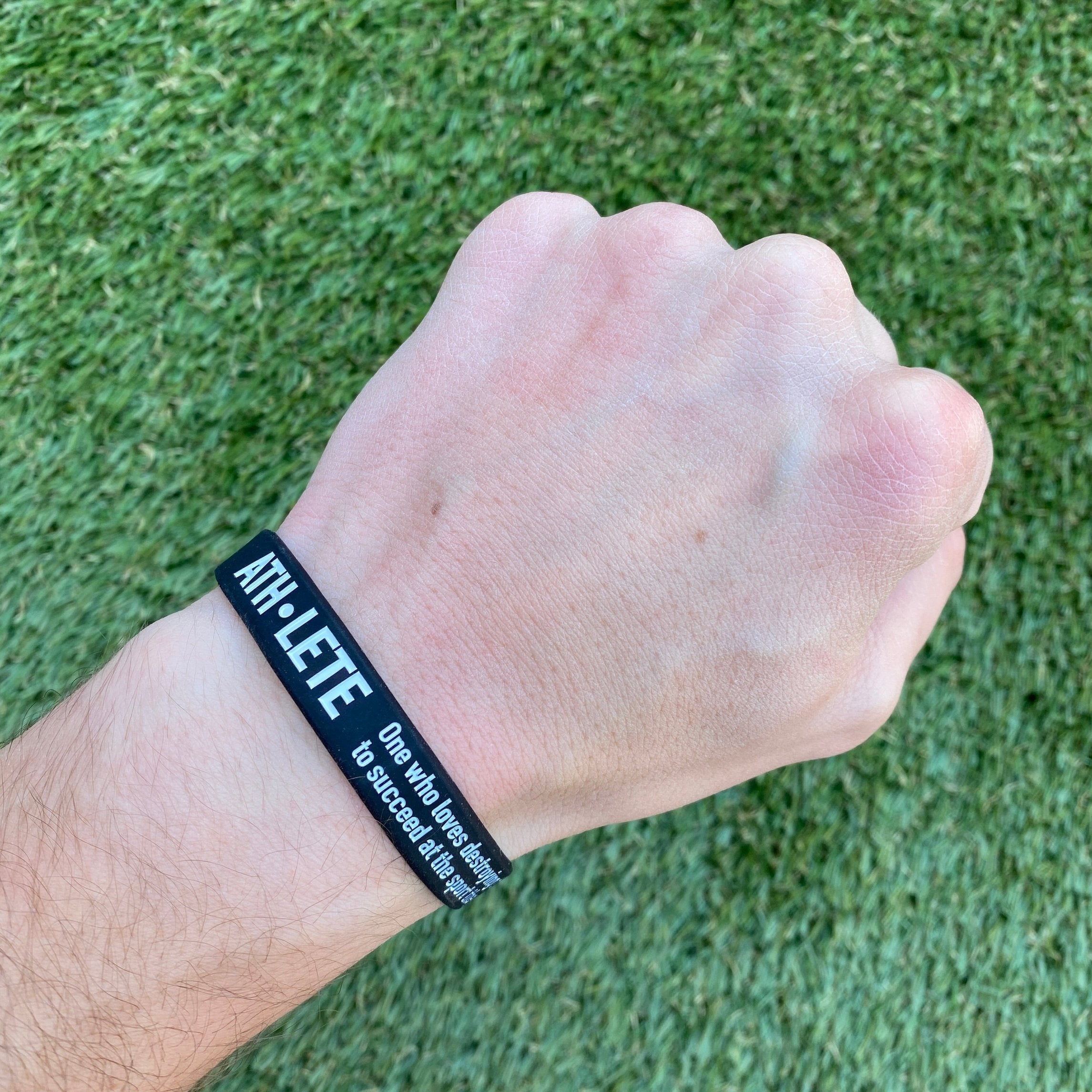 Athlete Definition Wristband - Performance & Motivational Sports Bracelet for Running, Gym & Workout - Ideal for Fitness Enthusiasts & Athletes