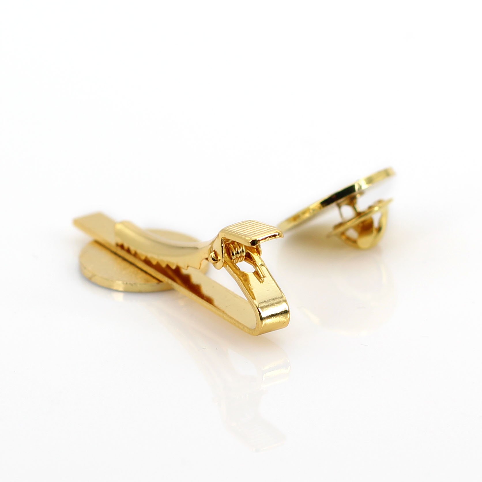 JW.org Metal Necktie Clip and Lapel Pin Gift Set - Gold Tone with Elegant Gift Box - Perfect for Church Events, Weddings & Formal Occasions