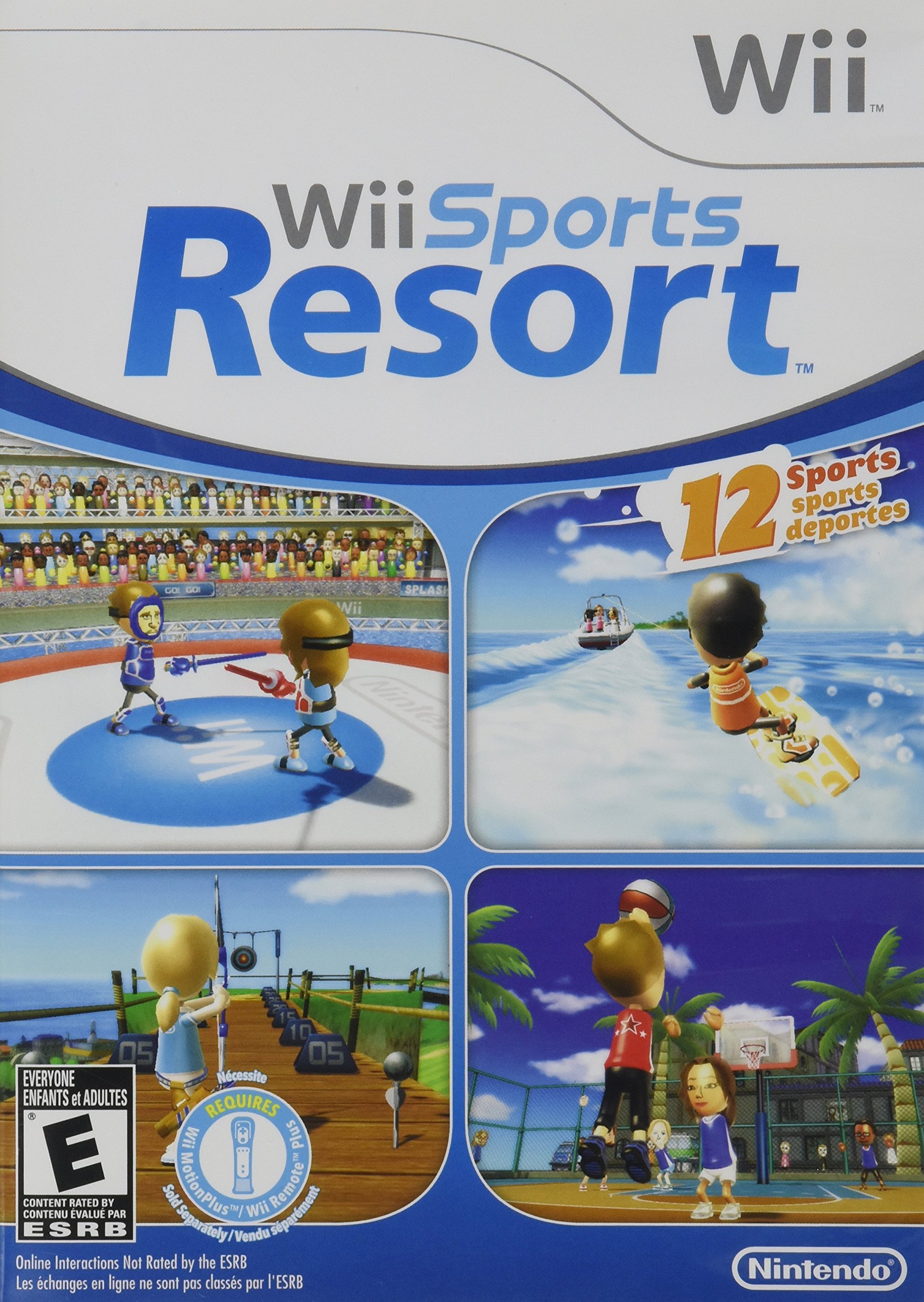 Refurbished Wii Sports Resort - Nintendo Wii Game - Fun Family & Party Sports Video Game for Kids & Adults - Perfect for Indoor & Outdoor Entertainment