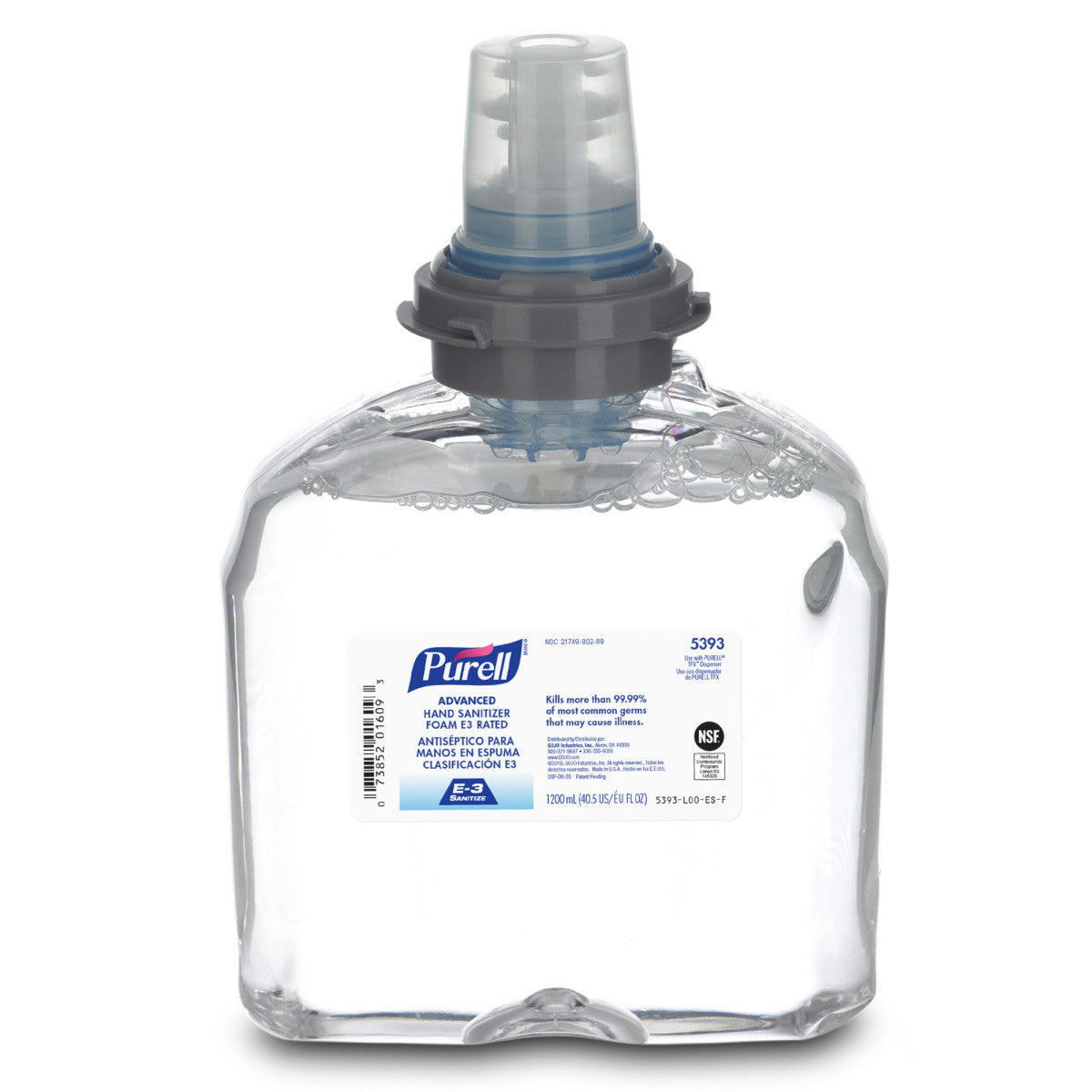 PURELL E3 Rated Instant Foam Hand Sanitizer - 1200ml (2 Pack) | Alcohol-Based Sanitizer for Hospitals, Offices & Schools | Kills 99.99% Germs