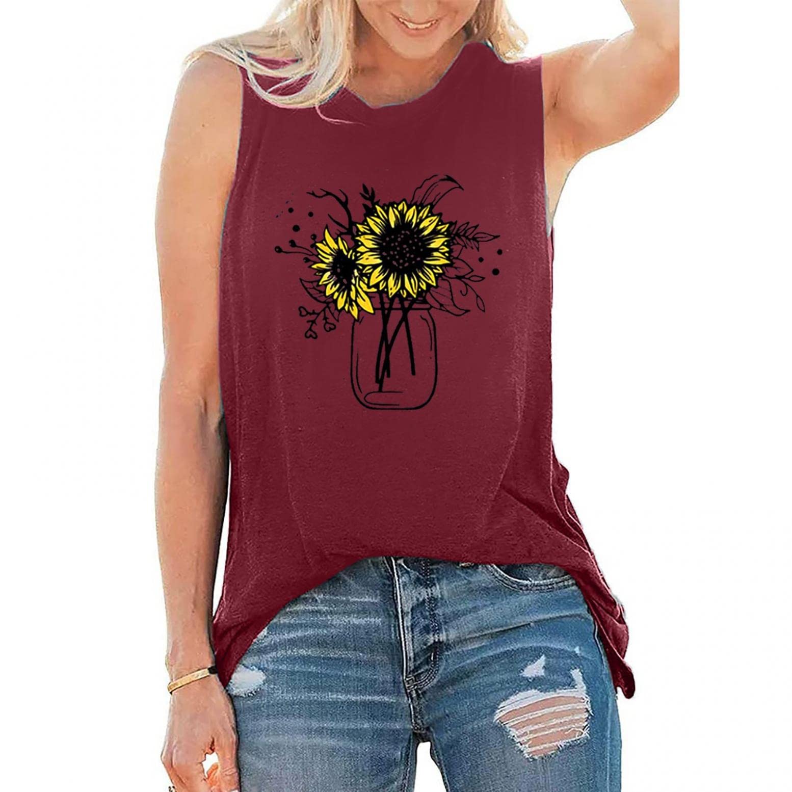 Women's Summer Tank Tops - Breathable Sleeveless Crewneck Basic Shirts for Casual & Dressy Wear | Perfect for Beach, Gym, and Everyday Outfits